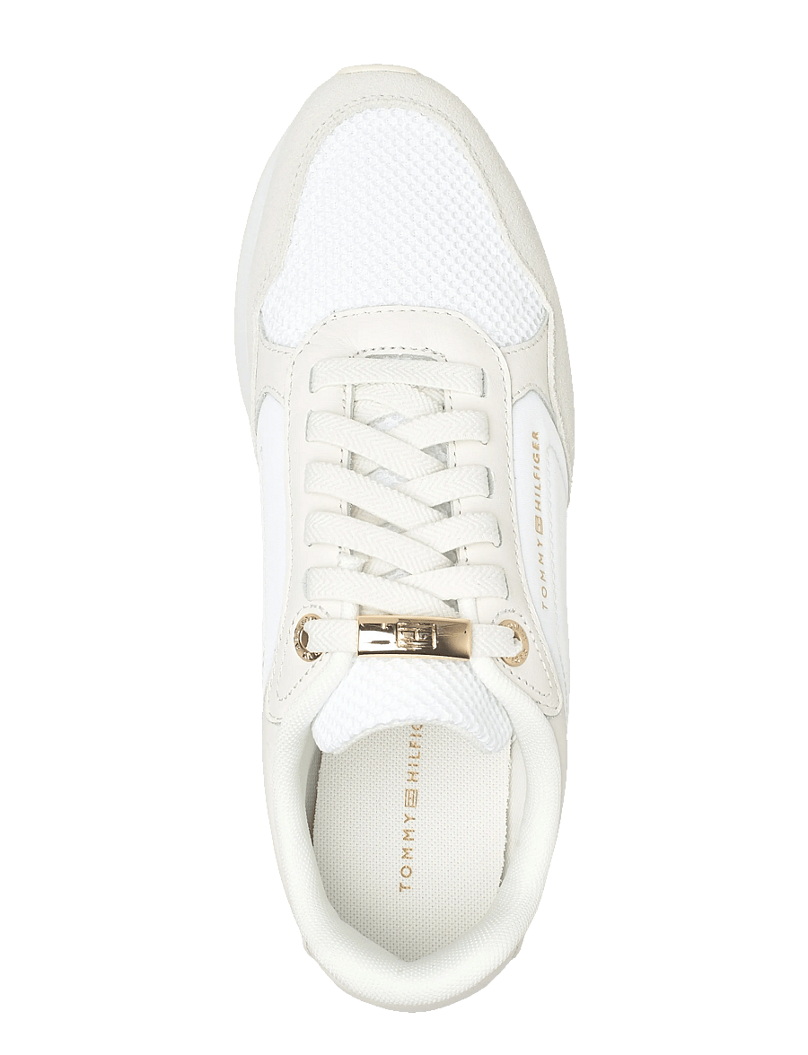 Tommy Hilfiger - TH CHIC EVA RUNNER MESH - konfirmation - white - 3