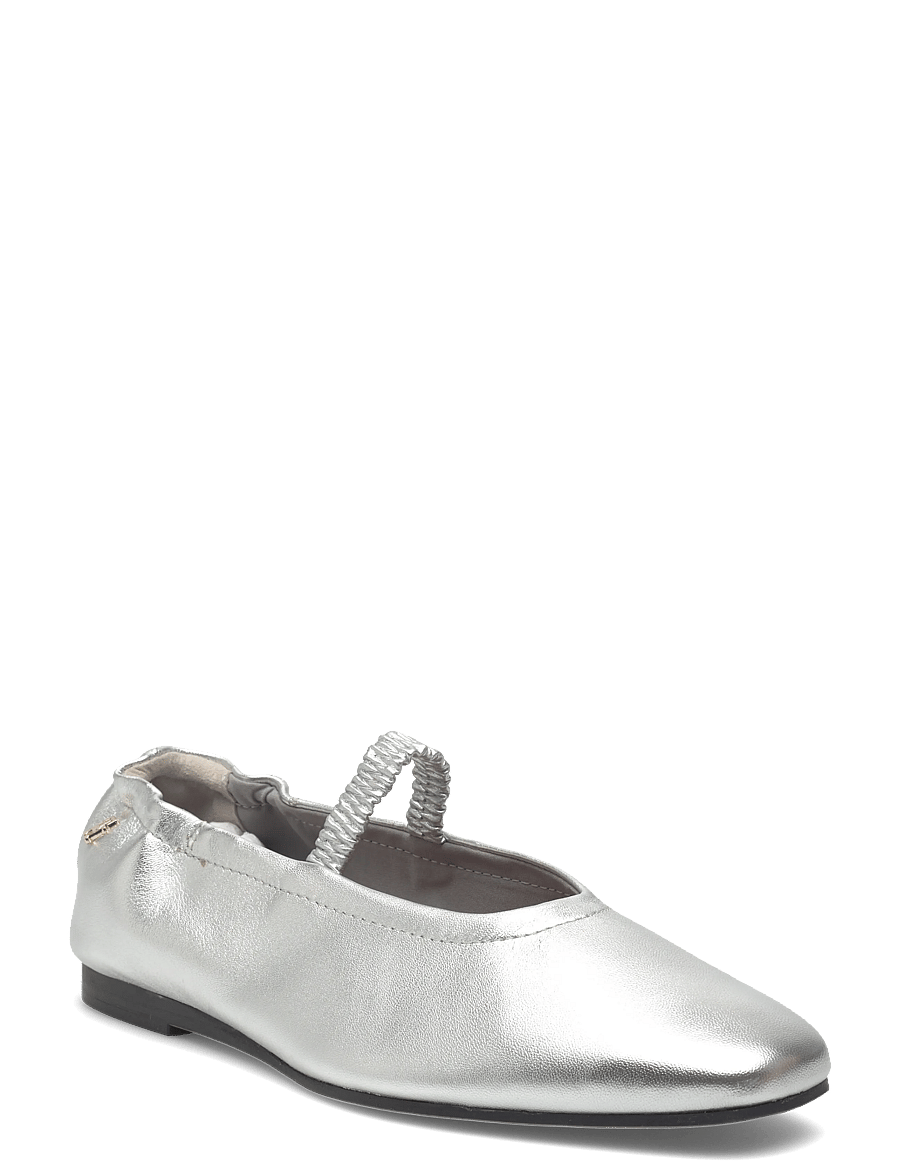 Tommy Hilfiger - SILVER LTH ELLASTIC BALLERINA - erilised sündmused - silver - 0