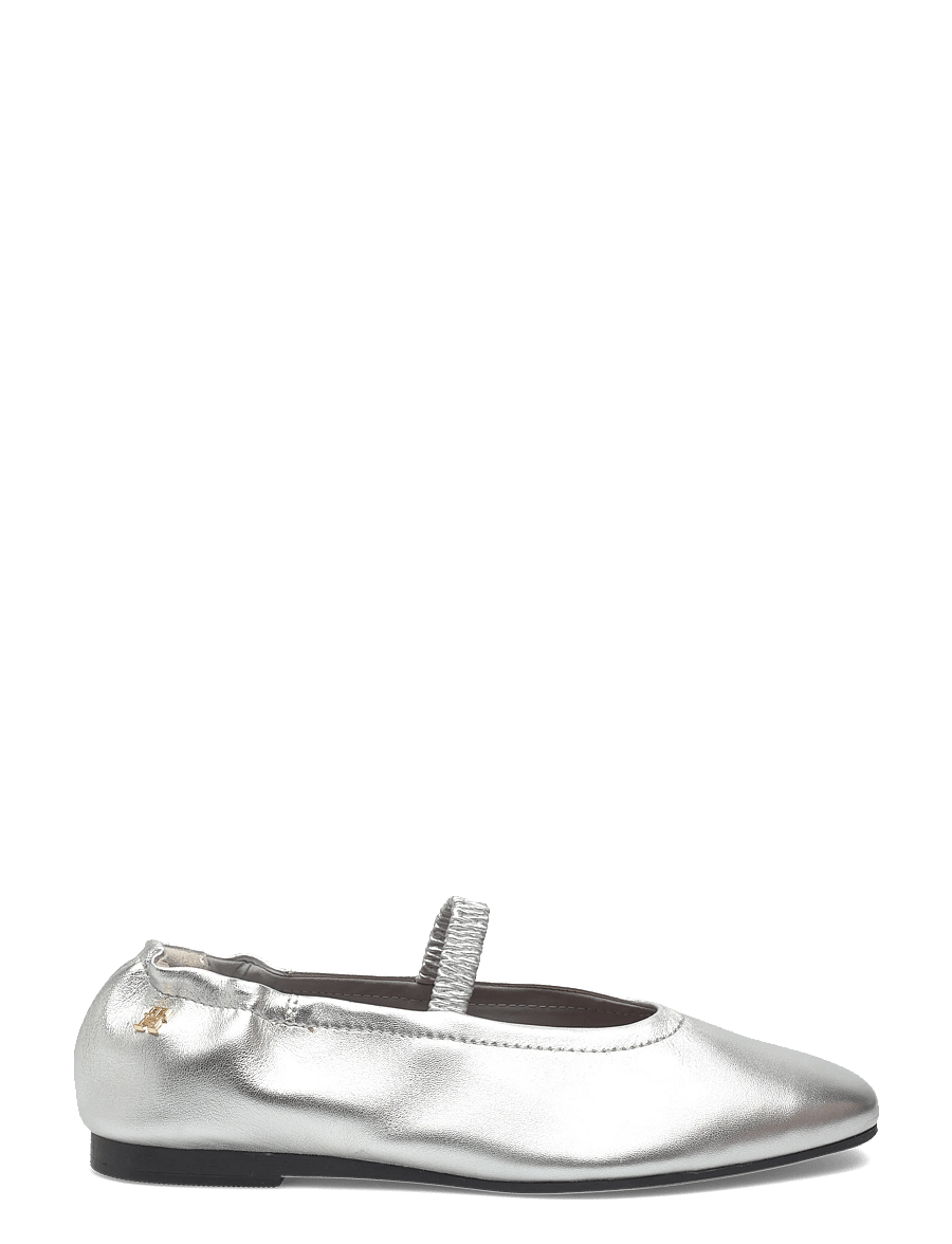 Tommy Hilfiger - SILVER LTH ELLASTIC BALLERINA - erilised sündmused - silver - 1