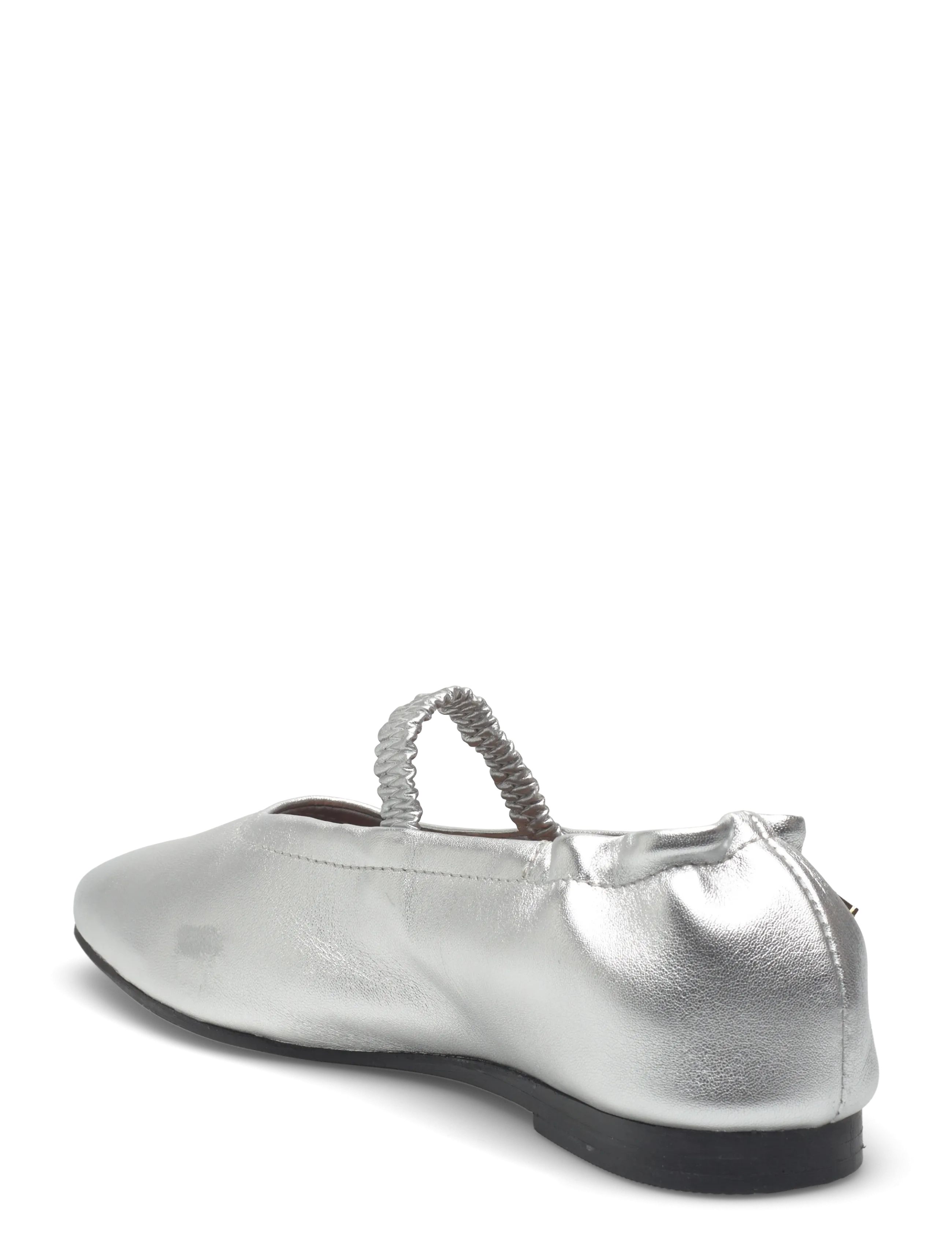 Tommy Hilfiger - SILVER LTH ELLASTIC BALLERINA - særlige begivenheder - silver - 2