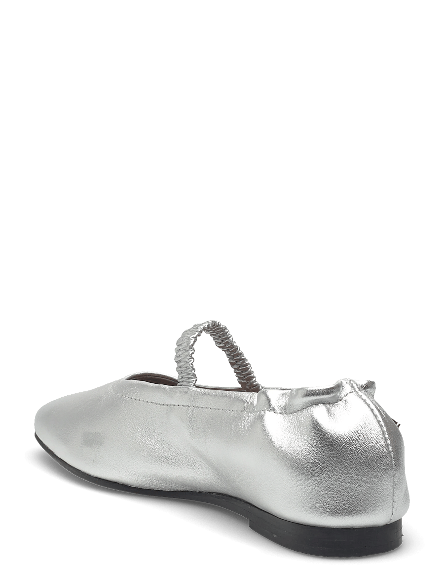 Tommy Hilfiger - SILVER LTH ELLASTIC BALLERINA - erilised sündmused - silver - 2