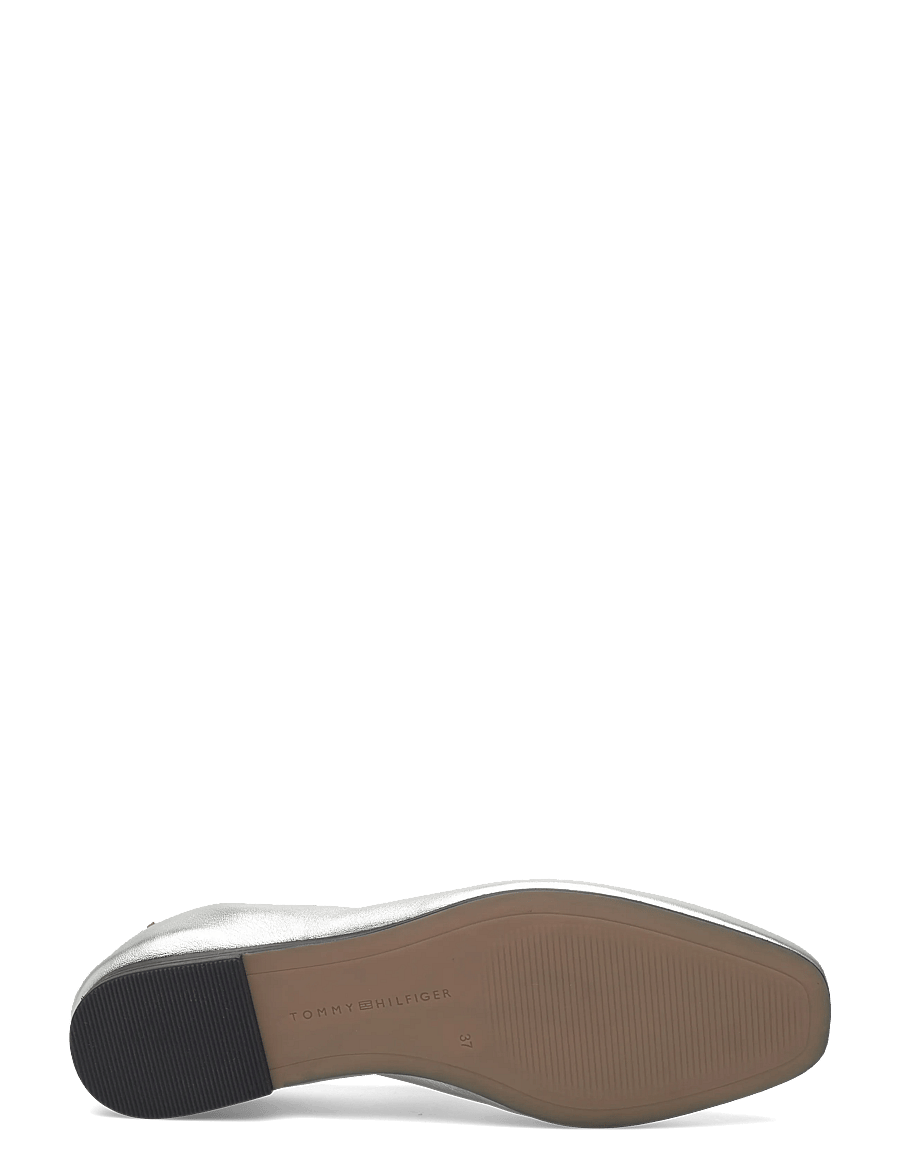 Tommy Hilfiger - SILVER LTH ELLASTIC BALLERINA - erilised sündmused - silver - 4