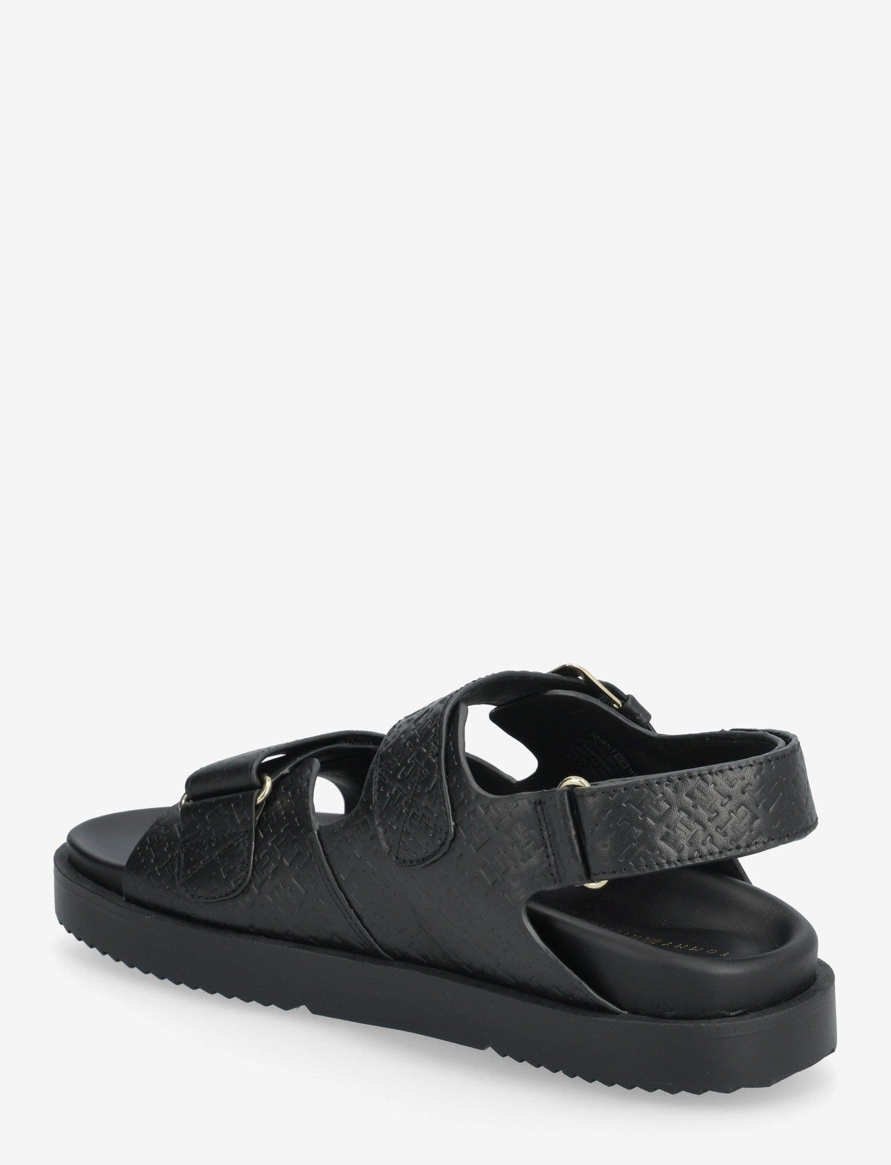 Tommy Hilfiger - ADJUSTABLE DOUBLE STRAP SANDAL - flade sandaler - black - 2