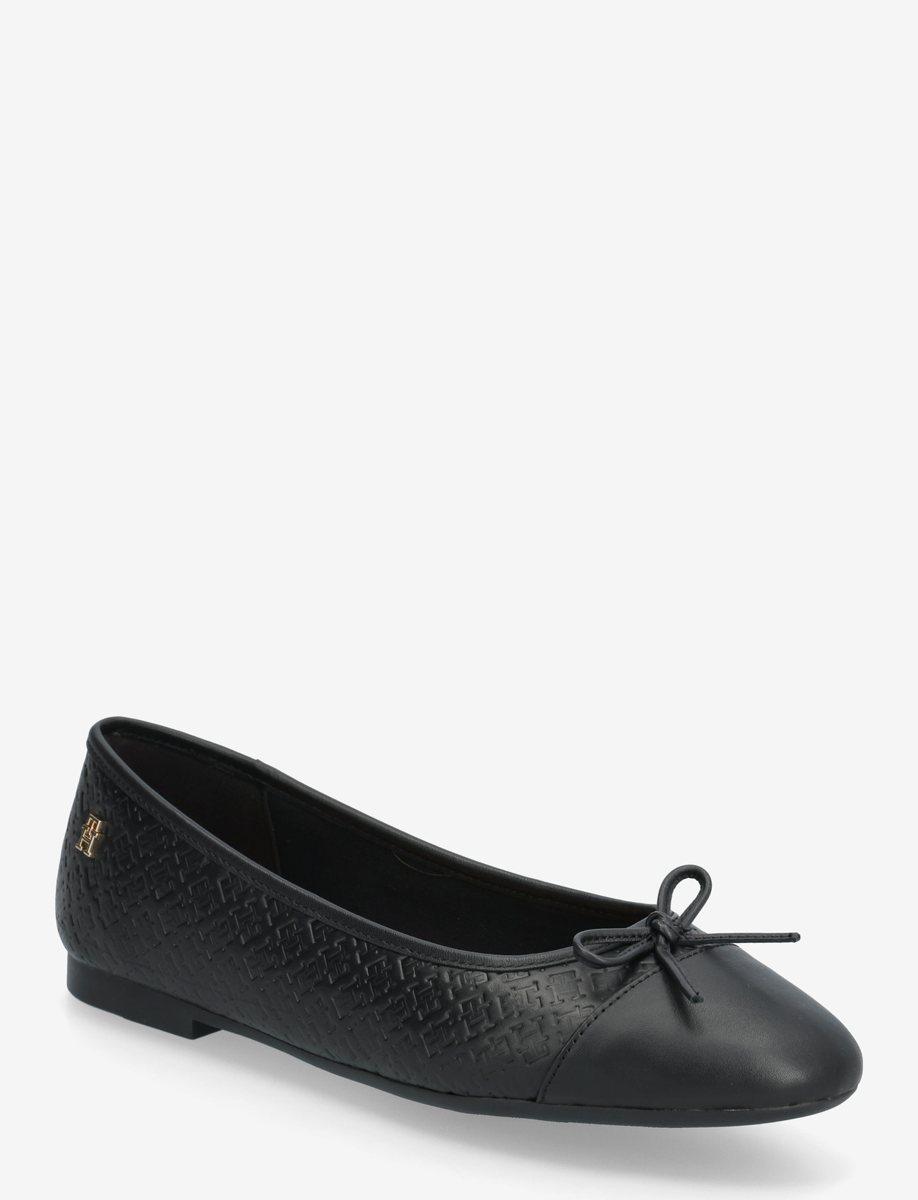 Tommy Hilfiger TH MONOGRAM BALLERINA - Ballerinas - BLACK / black
