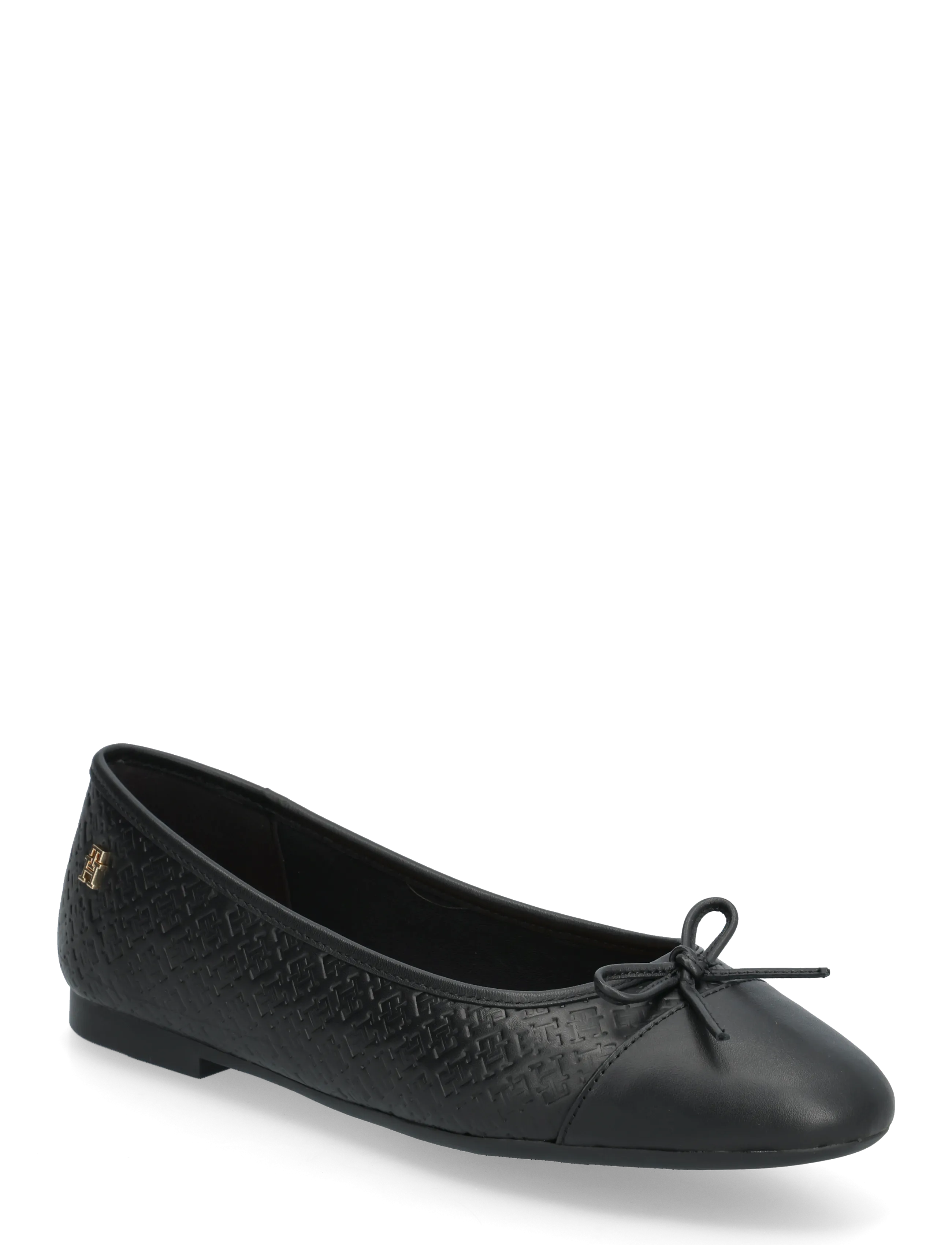 Tommy Hilfiger TH MONOGRAM BALLERINA - Ballerina sko - BLACK / black