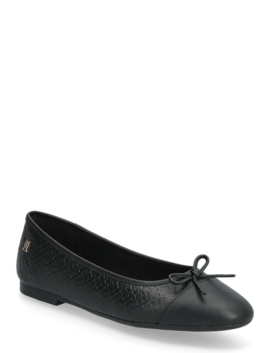 Tommy Hilfiger - TH MONOGRAM BALLERINA - special occasions - black - 0