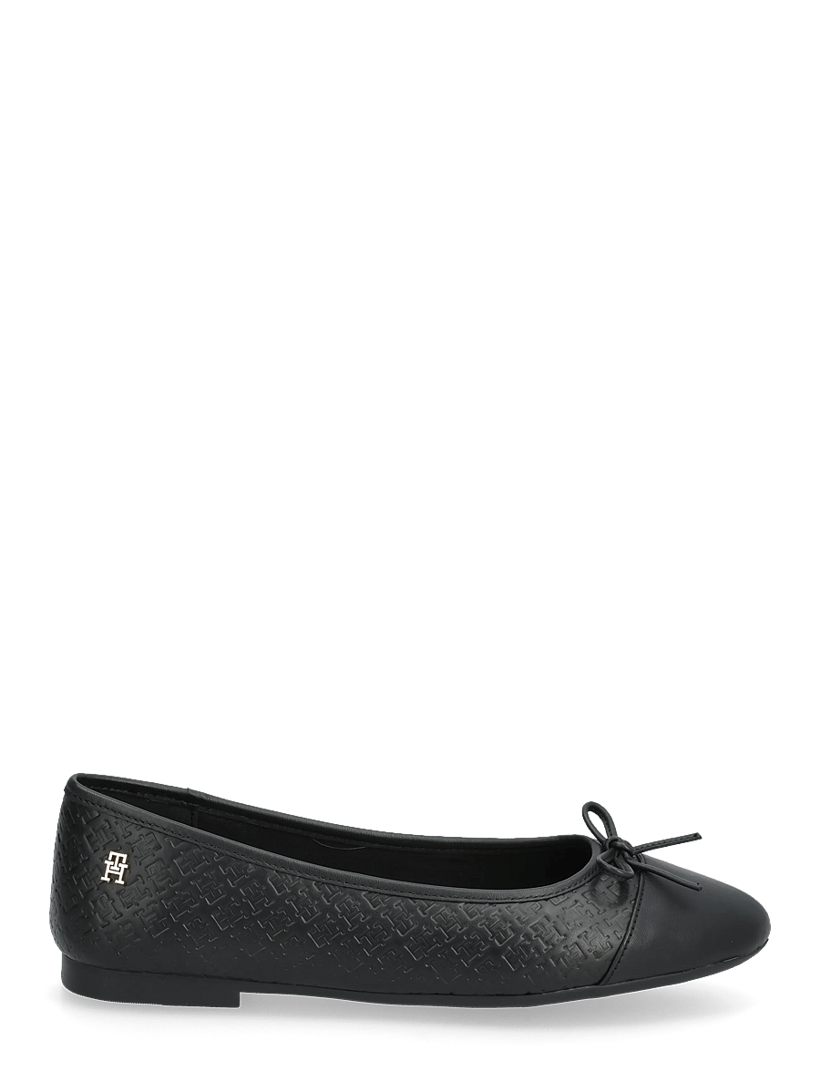 Tommy Hilfiger - TH MONOGRAM BALLERINA - special occasions - black - 1