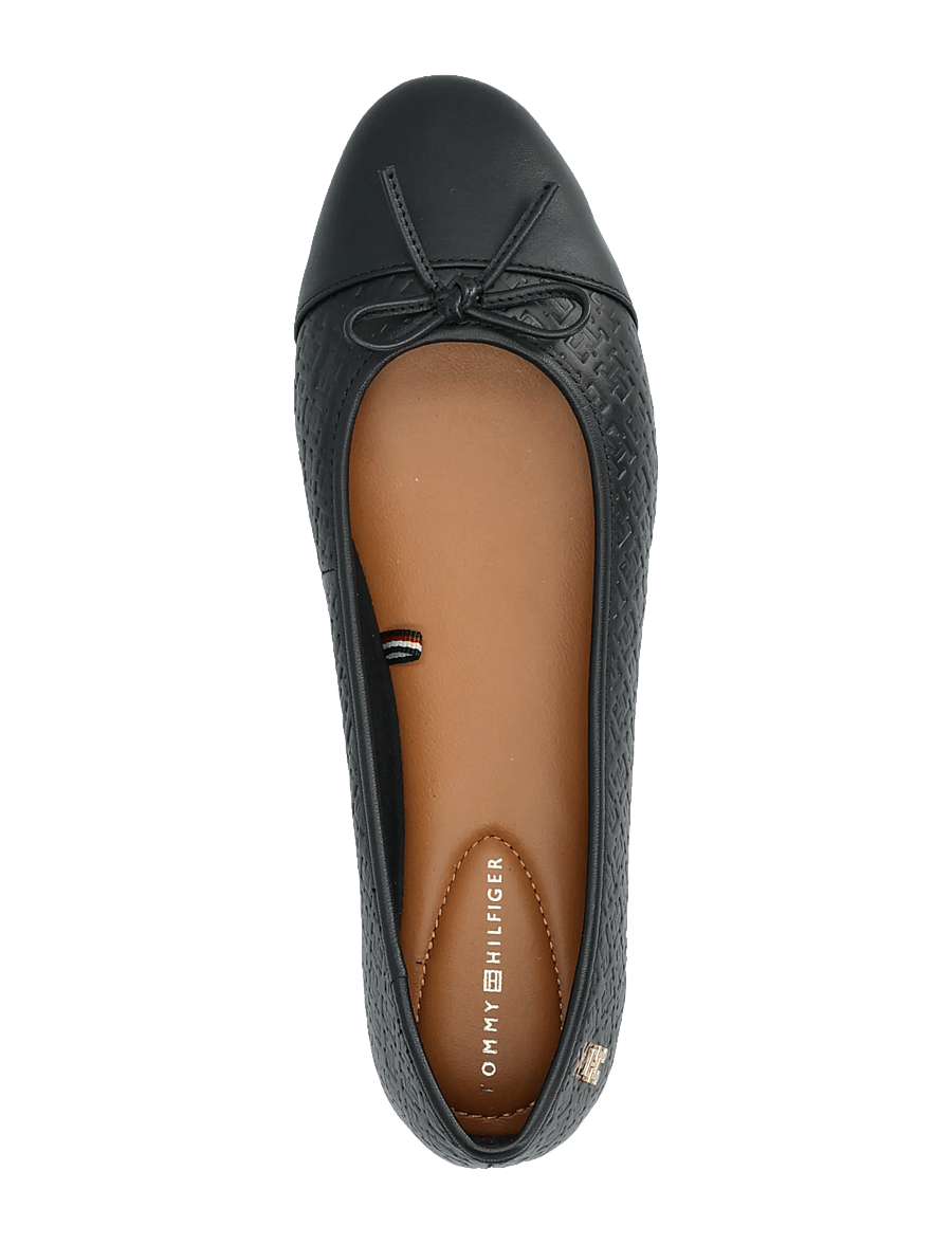 Tommy Hilfiger - TH MONOGRAM BALLERINA - special occasions - black - 3