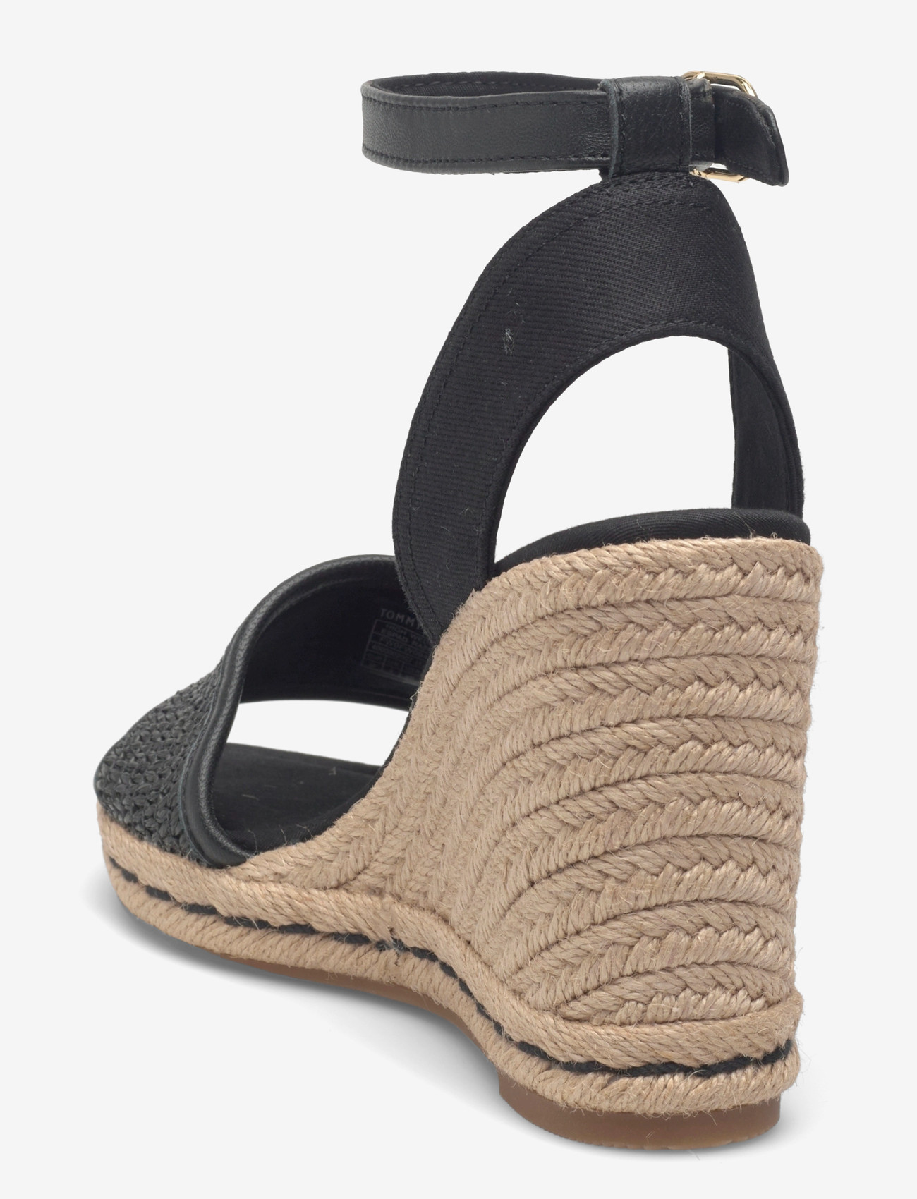 Tommy Hilfiger - HIGH WEDGE ESPAD RAFFIA - kontsaga espadrillid - black - 2