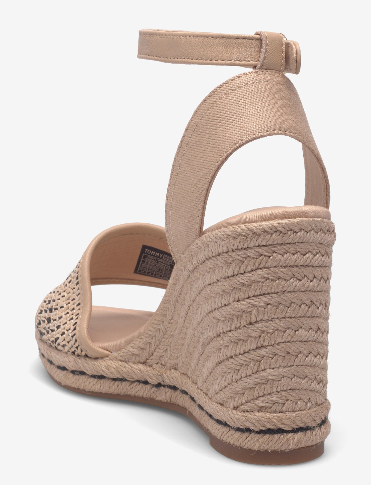 Tommy Hilfiger - HIGH WEDGE ESPAD RAFFIA - højhælede espadrillos - natural black - 2