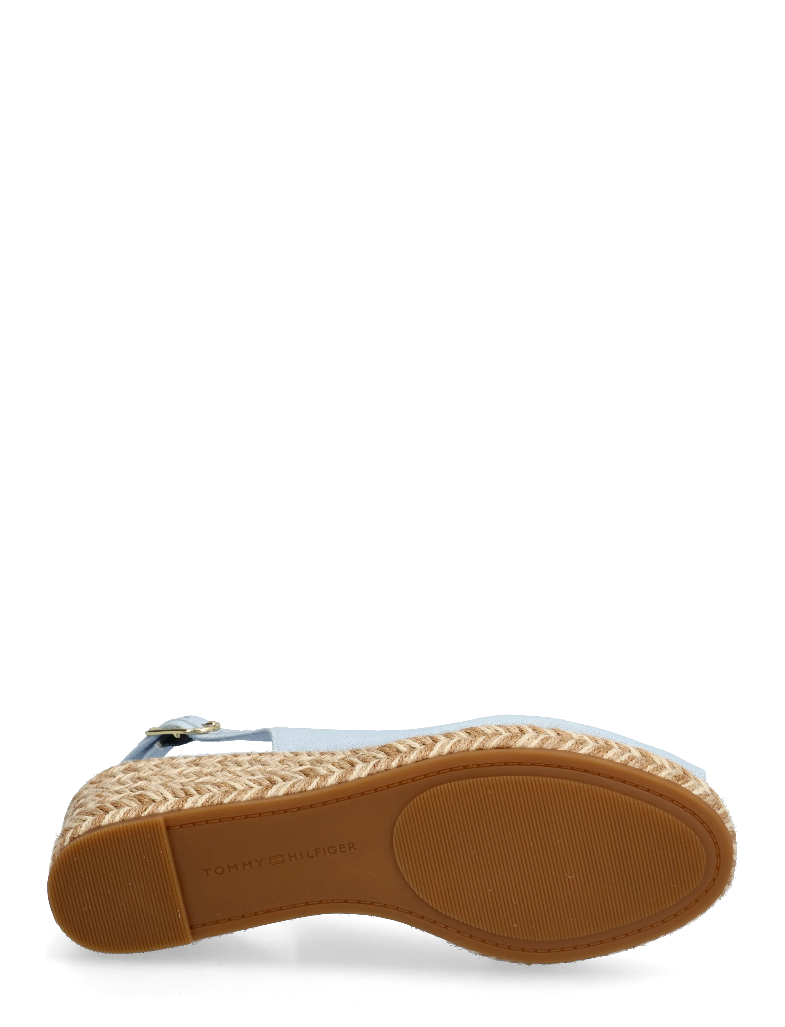 Tommy Hilfiger - MID WEDGE ESPAD SLINGBACK SPECK - højhælede espadrillos - breezy blue - 4
