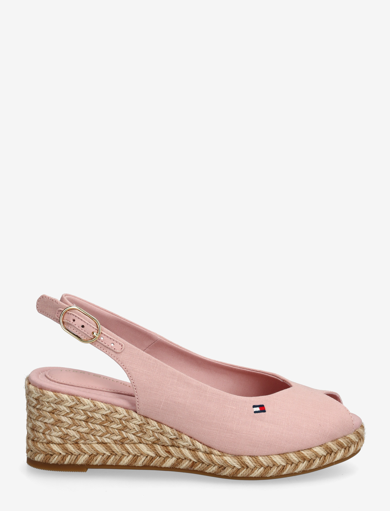 Tommy Hilfiger - MID WEDGE ESPAD SLINGBACK SPECK - espadrillos med klack - foggy pink - 1