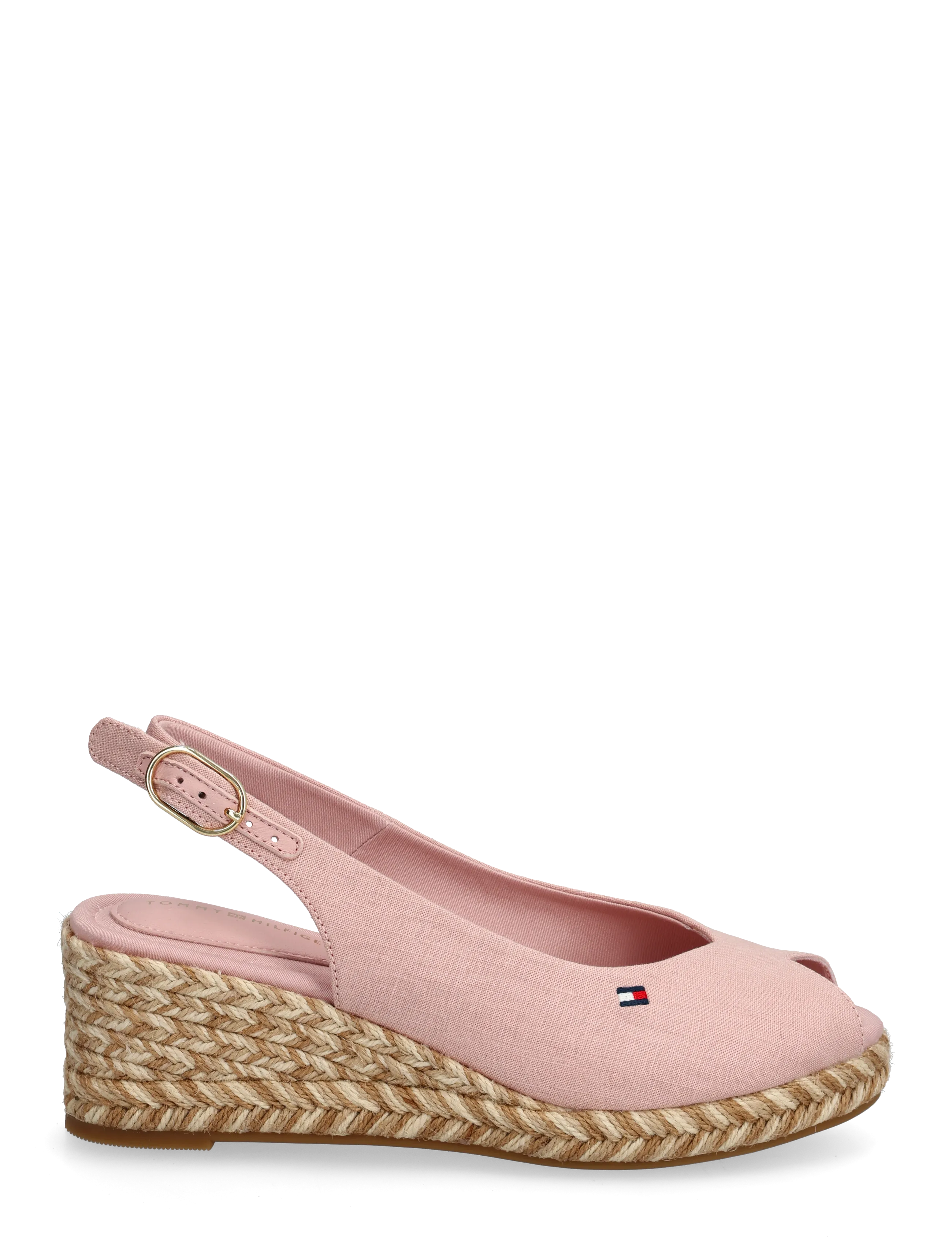 Tommy Hilfiger - MID WEDGE ESPAD SLINGBACK SPECK - espadrilles mit absatz - foggy pink - 1