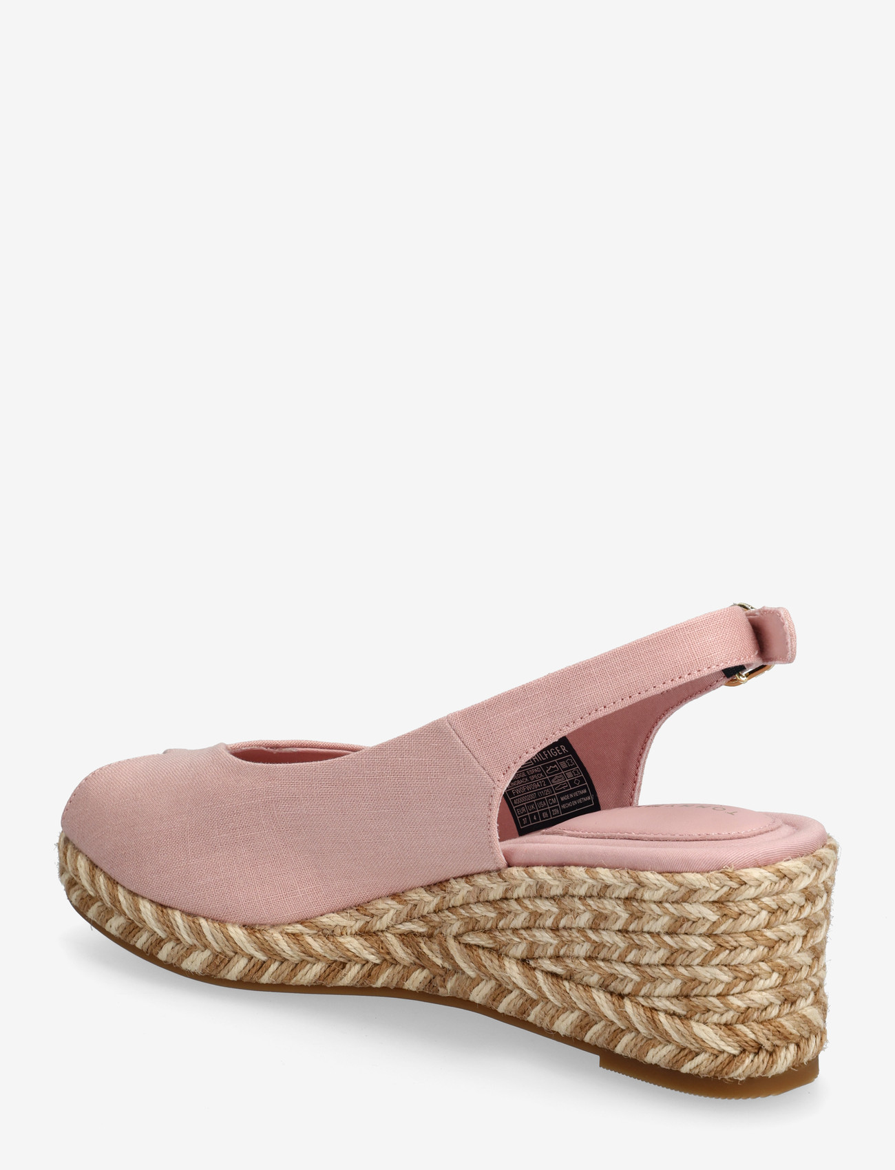 Tommy Hilfiger - MID WEDGE ESPAD SLINGBACK SPECK - espadrillos med klack - foggy pink - 2