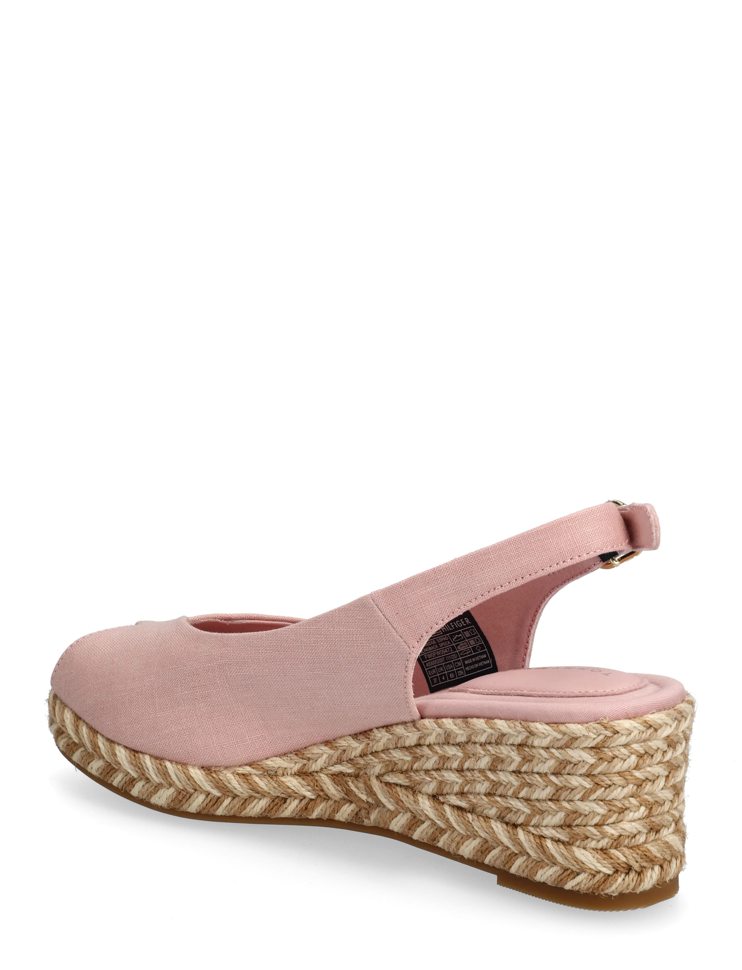Tommy Hilfiger - MID WEDGE ESPAD SLINGBACK SPECK - espadrilles mit absatz - foggy pink - 2