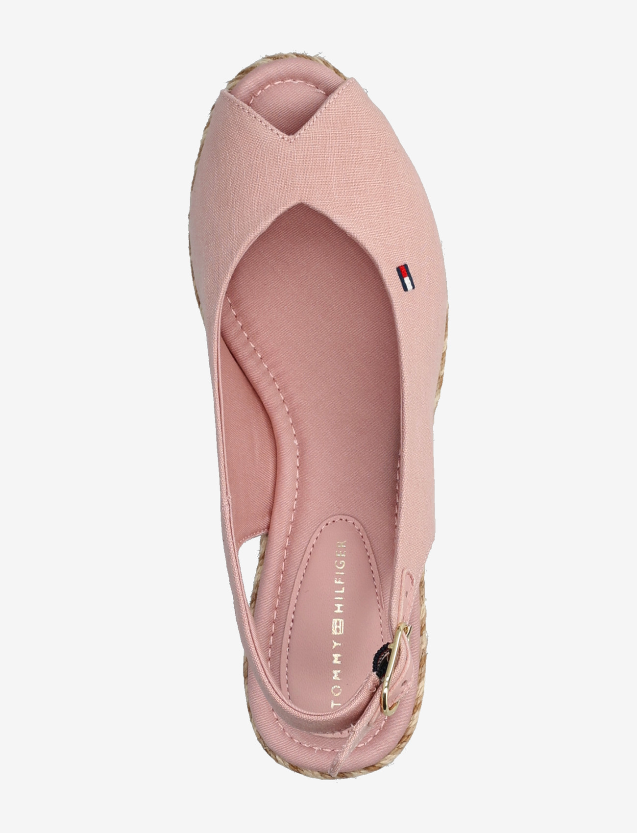 Tommy Hilfiger - MID WEDGE ESPAD SLINGBACK SPECK - espadrillos med klack - foggy pink - 3