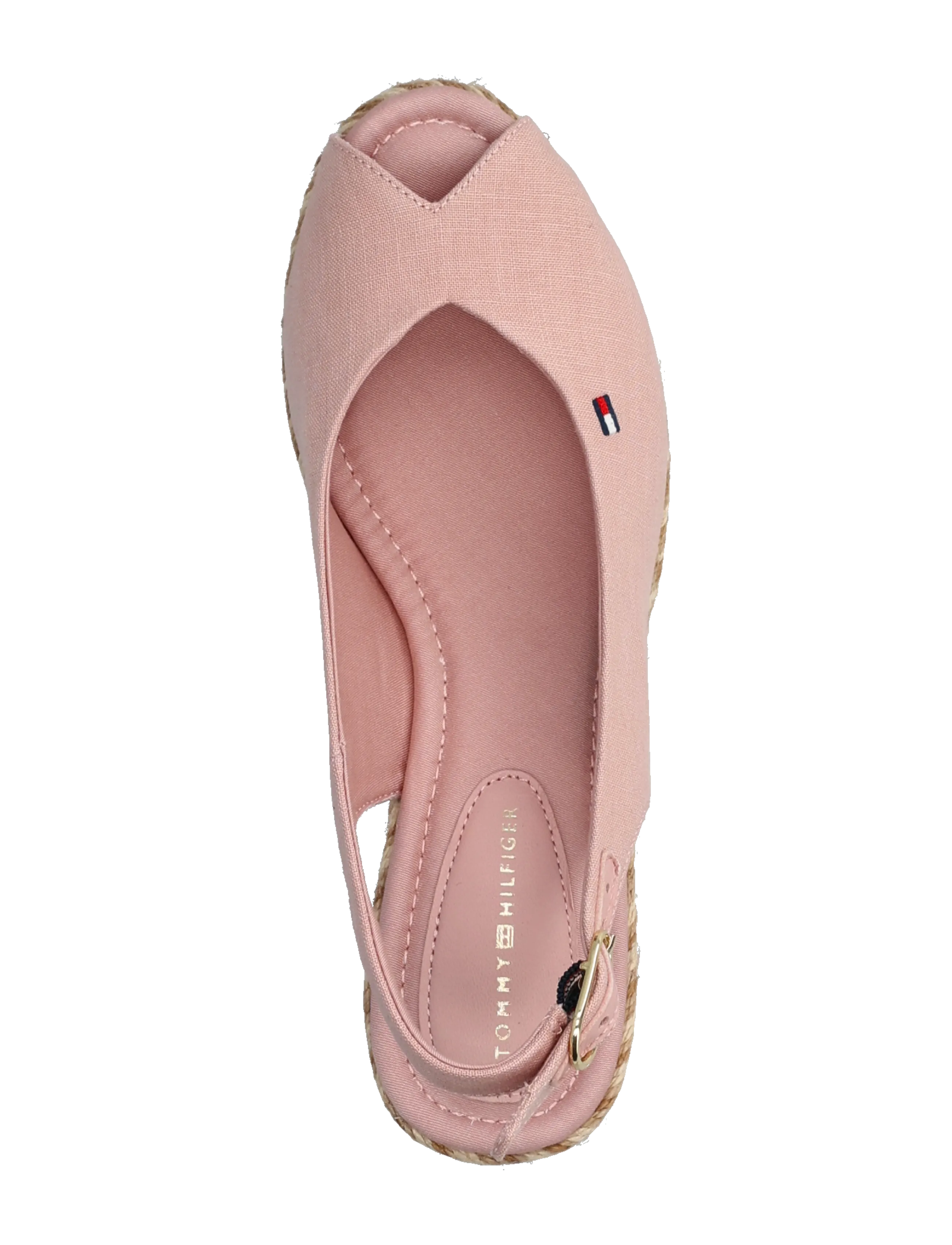 Tommy Hilfiger - MID WEDGE ESPAD SLINGBACK SPECK - espadrilles mit absatz - foggy pink - 3