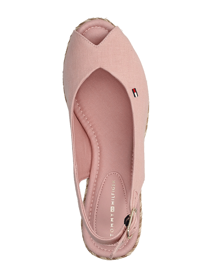 Tommy Hilfiger - MID WEDGE ESPAD SLINGBACK SPECK - espadrilles mit absatz - foggy pink - 3