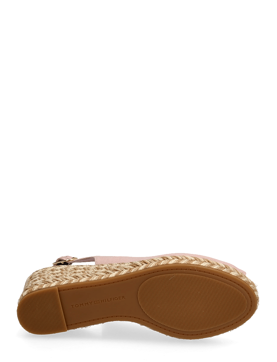 Tommy Hilfiger - MID WEDGE ESPAD SLINGBACK SPECK - espadrilles mit absatz - foggy pink - 4