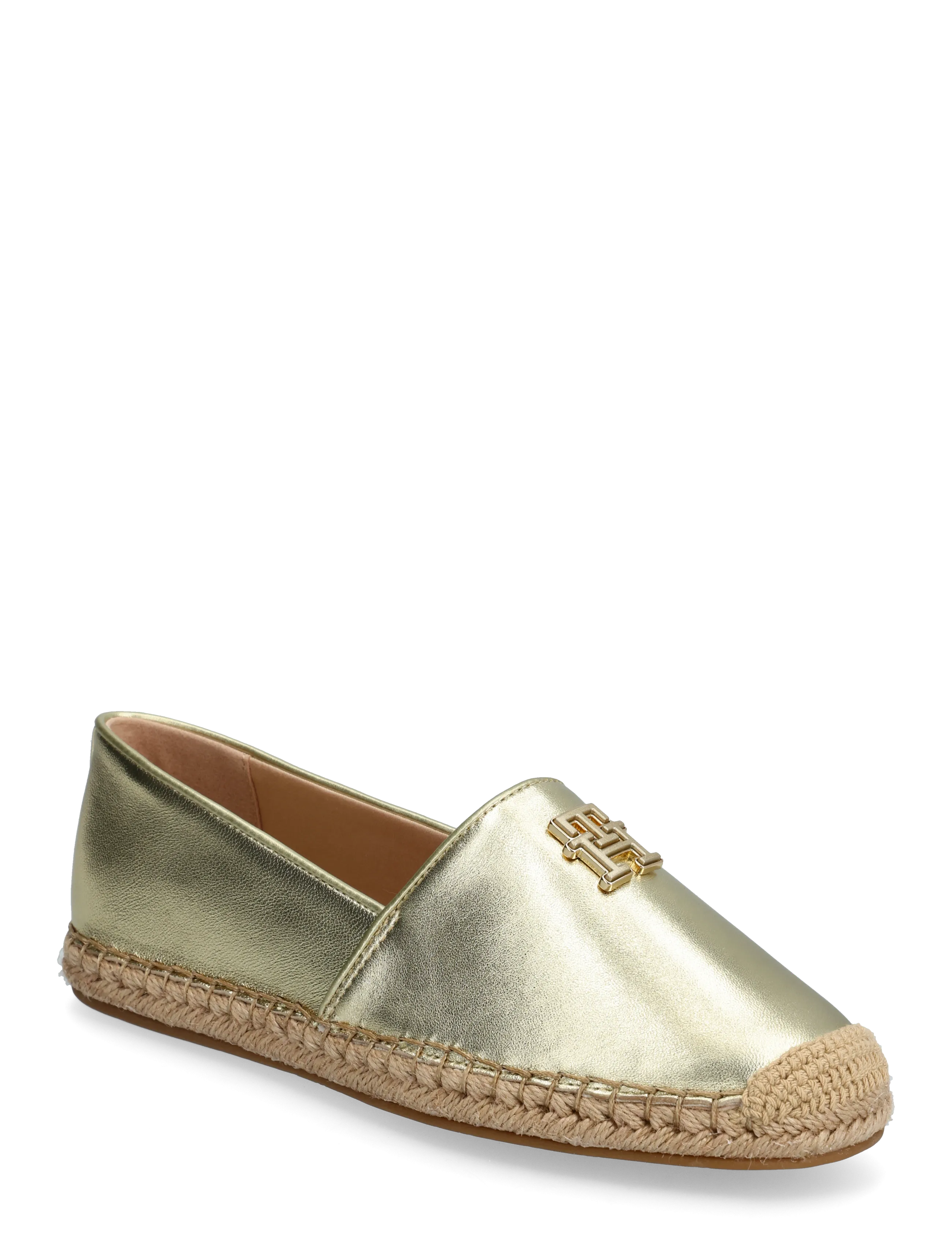 Tommy Hilfiger TH LOGO GOLD ESPADRILLE - Beliebte Marken - GOLD / gold