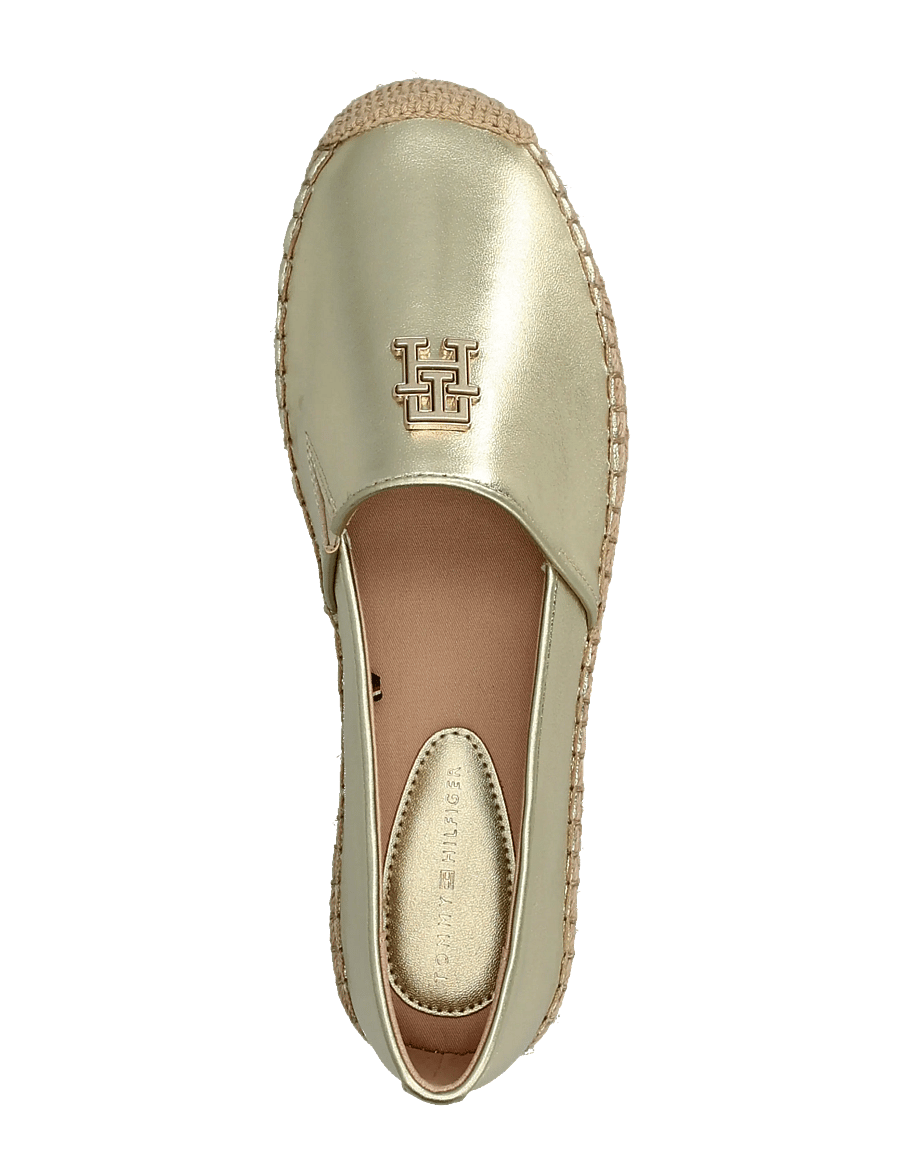 Tommy Hilfiger - TH LOGO GOLD ESPADRILLE - espadrilles - gold - 3