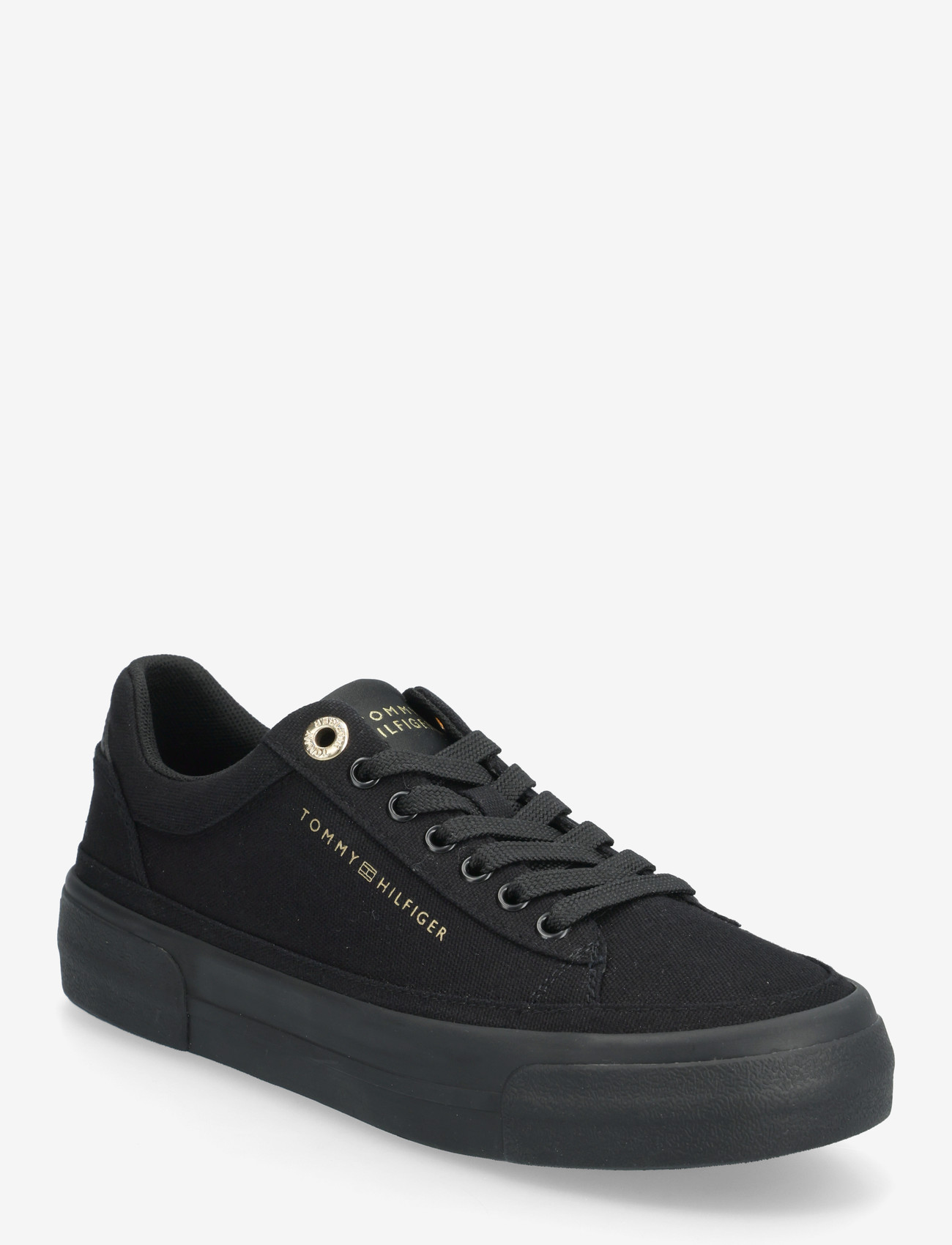 Tommy Hilfiger - TH FOXING PLATFORM CANVAS - konfirmationstøj - black - 0