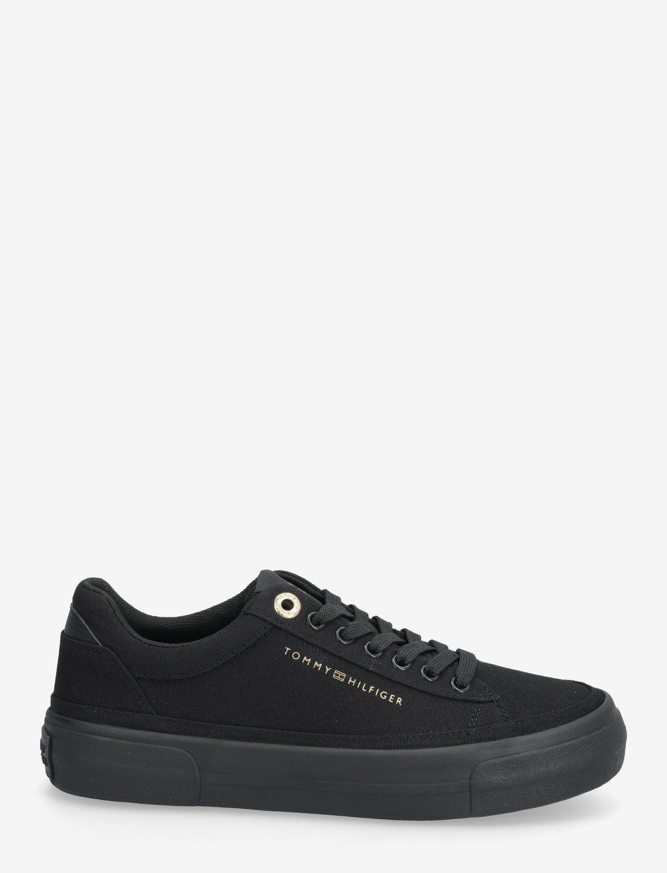 Tommy Hilfiger - TH FOXING PLATFORM CANVAS - konfirmationstøj - black - 1