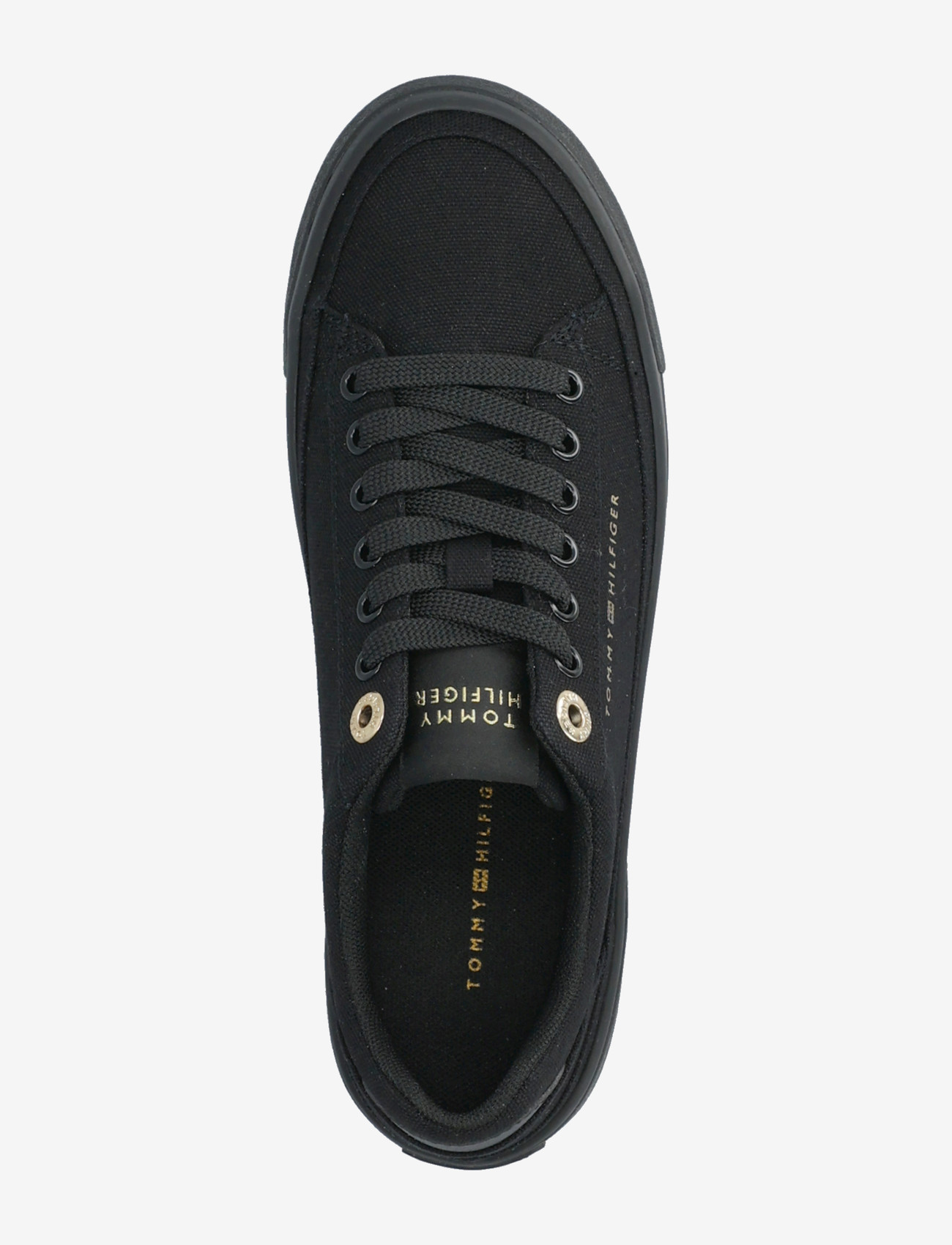 Tommy Hilfiger - TH FOXING PLATFORM CANVAS - konfirmationstøj - black - 3