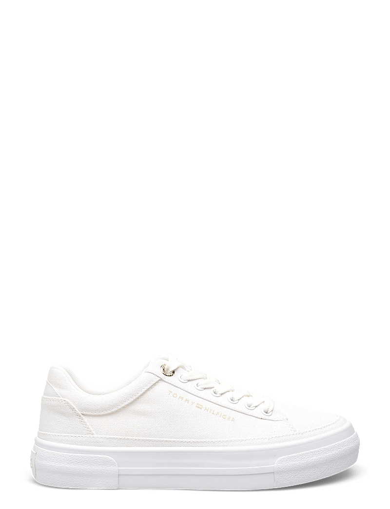 Tommy Hilfiger - TH FOXING PLATFORM CANVAS - låga sneakers - white - 1