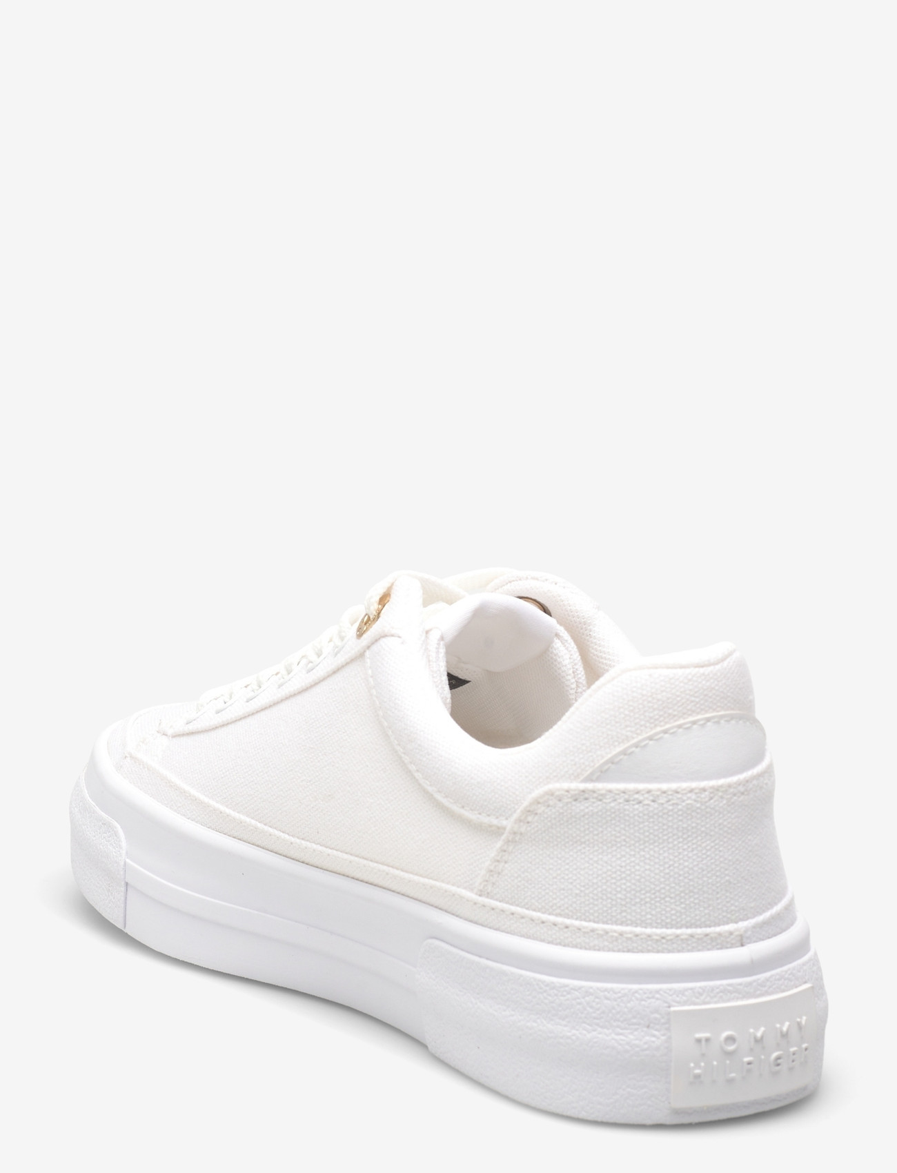 Tommy Hilfiger - TH FOXING PLATFORM CANVAS - låga sneakers - white - 2