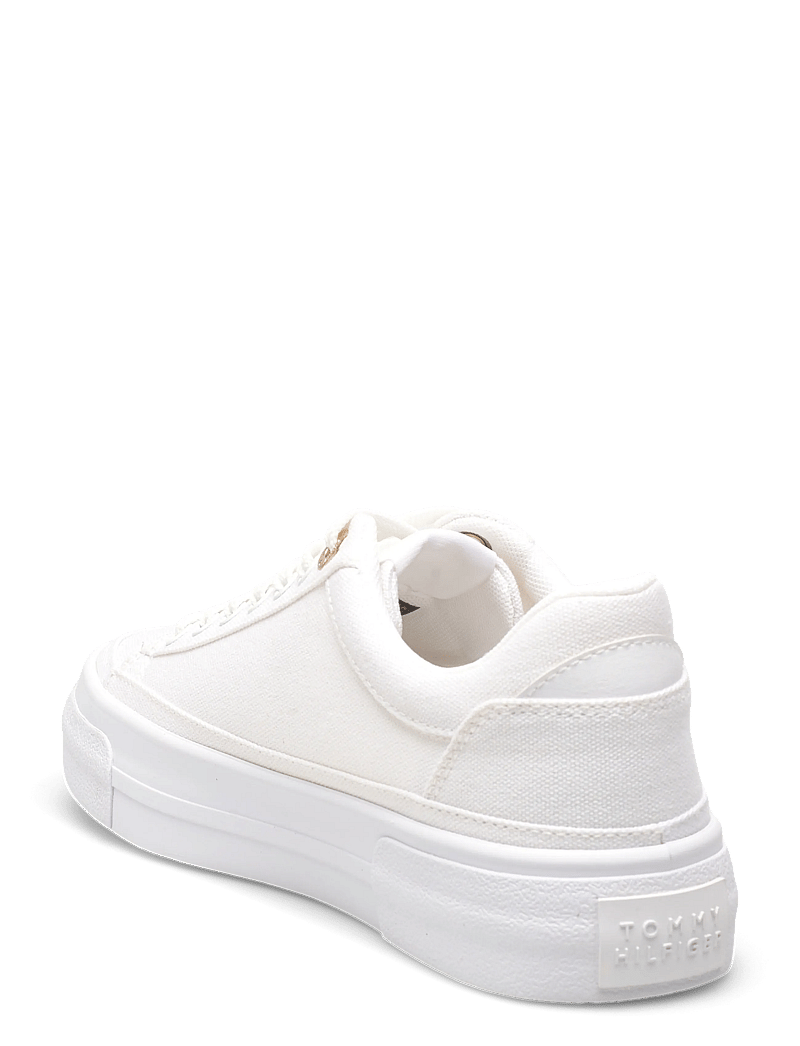 Tommy Hilfiger - TH FOXING PLATFORM CANVAS - låga sneakers - white - 2