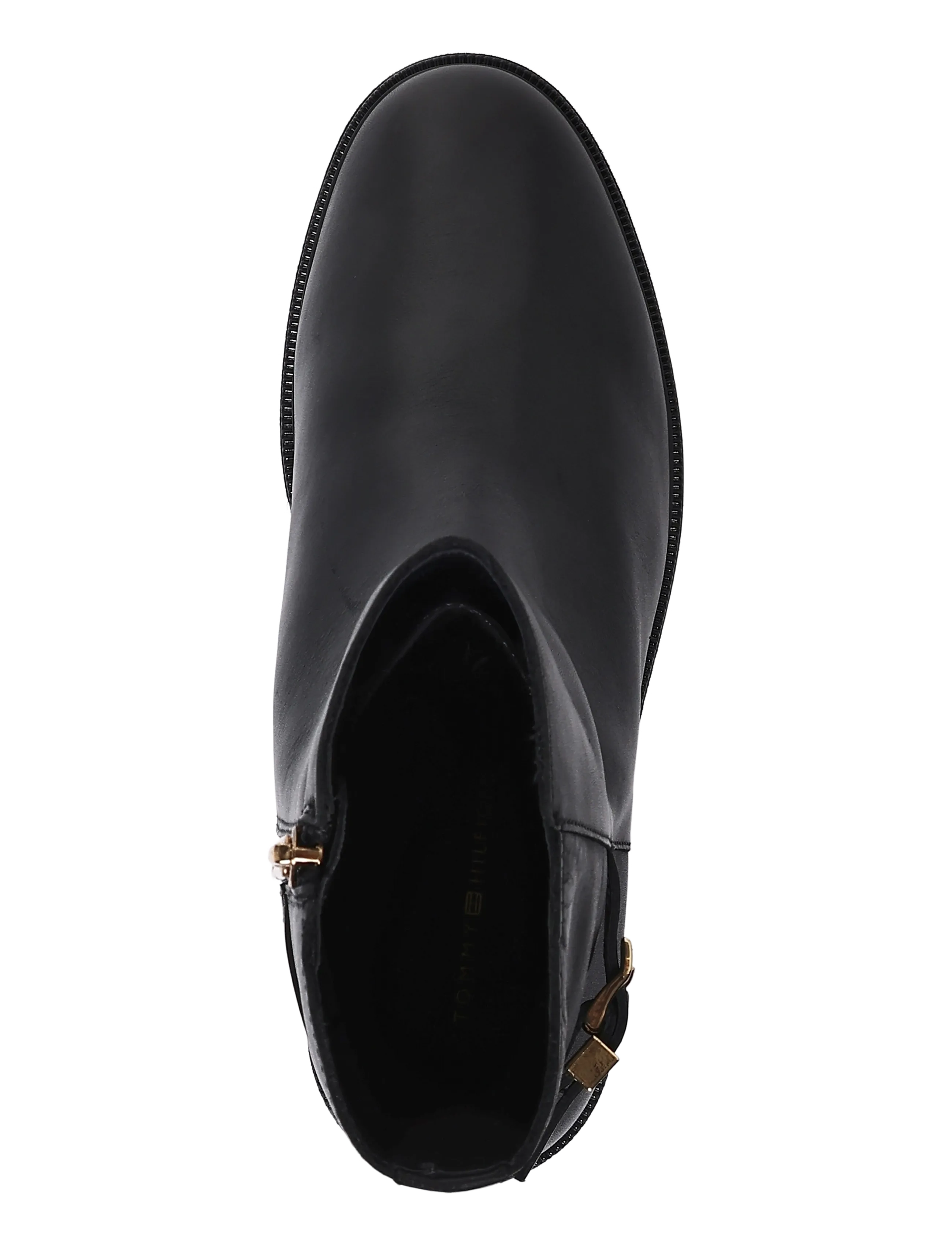 Tommy Hilfiger - TH BUCKLE LEATHER ANKLE BOOT - black - 3