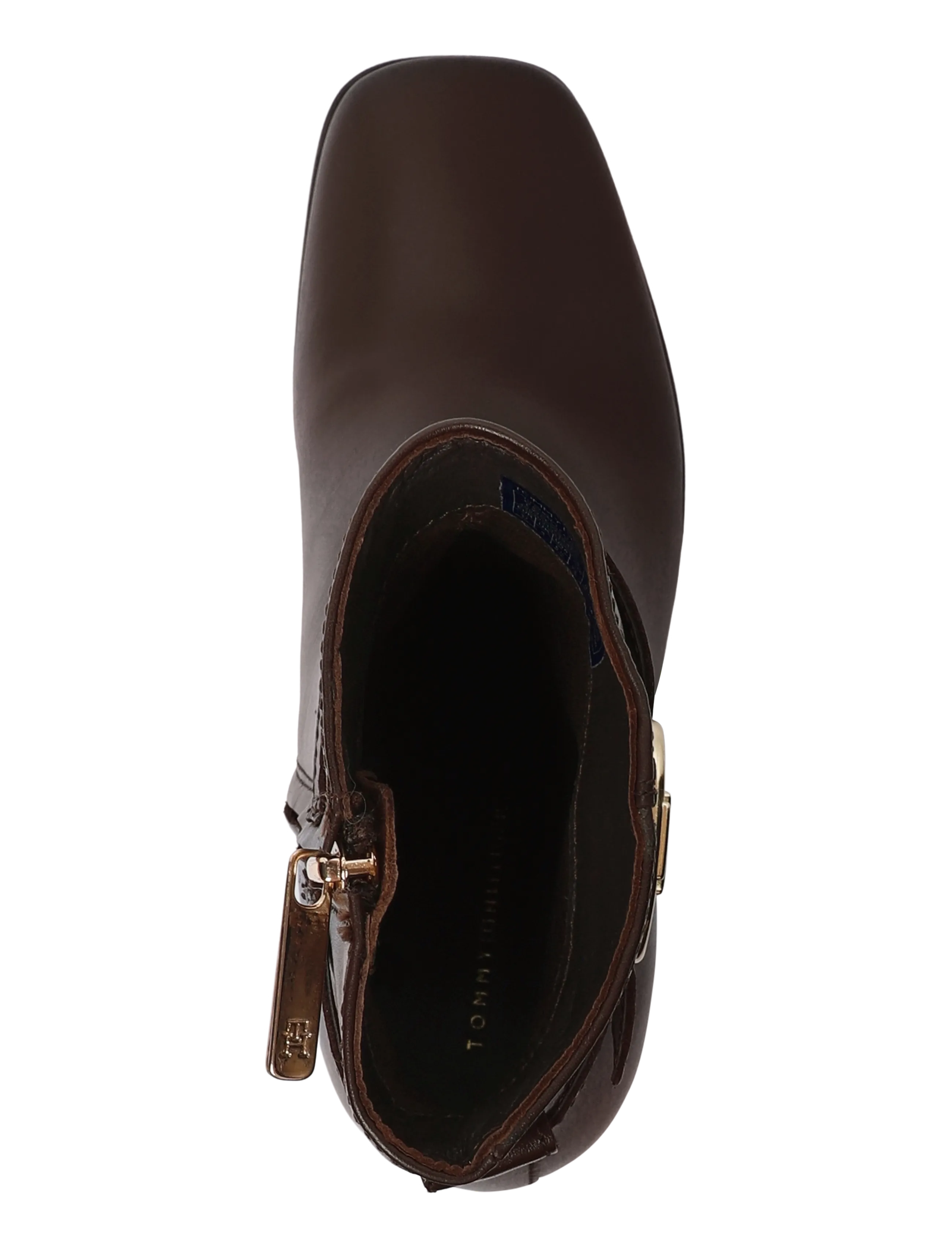 Tommy Hilfiger - TH STRAP LEATHER BLOCK HEEL BOOT - stiefeletten mit absatz - cocoa - 3