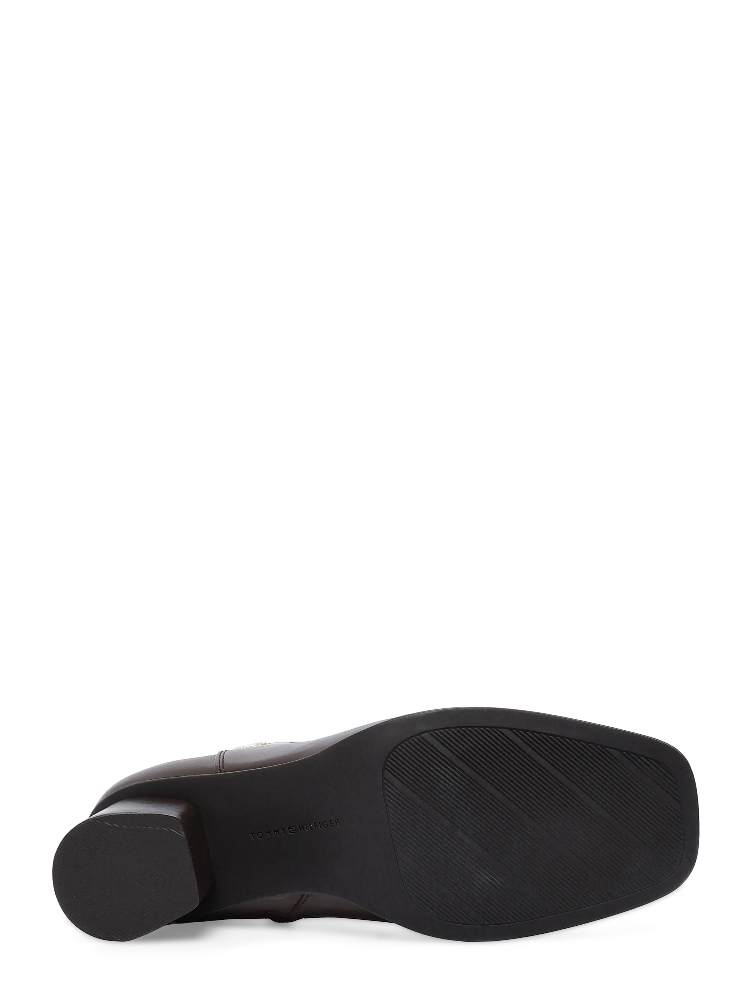 Tommy Hilfiger - TH STRAP LEATHER BLOCK HEEL BOOT - stiefeletten mit absatz - cocoa - 4
