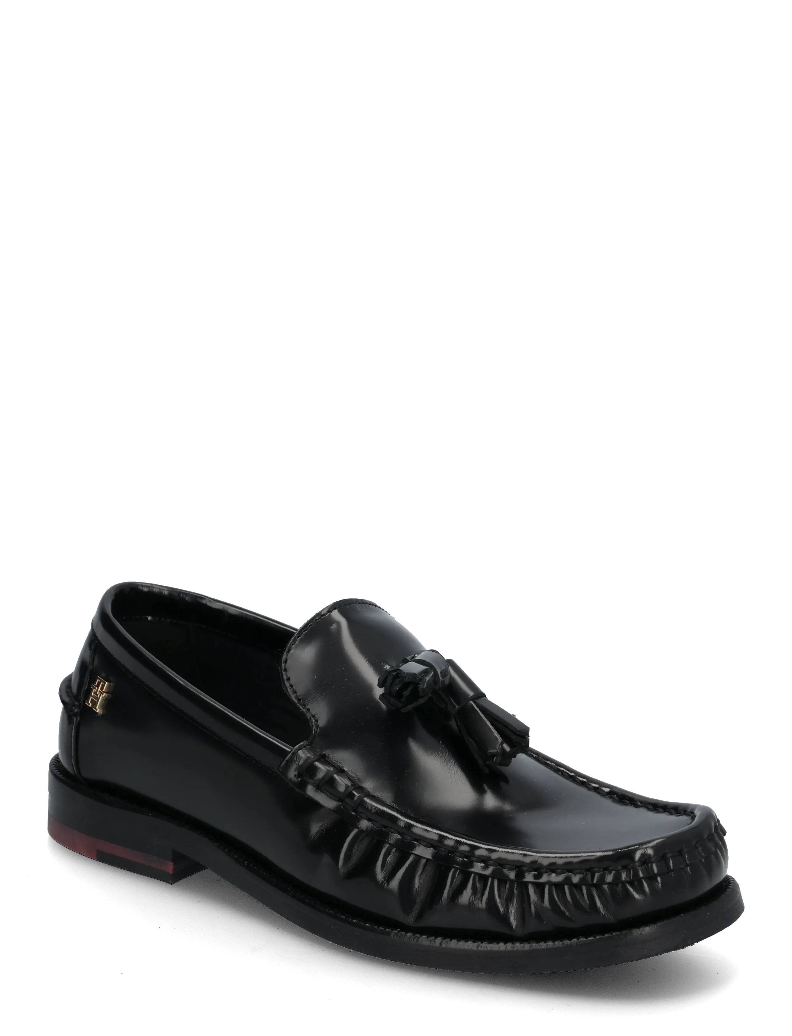 Tommy Hilfiger SQUARE TOE TASSEL LOAFER - Schuhe - BLACK / black