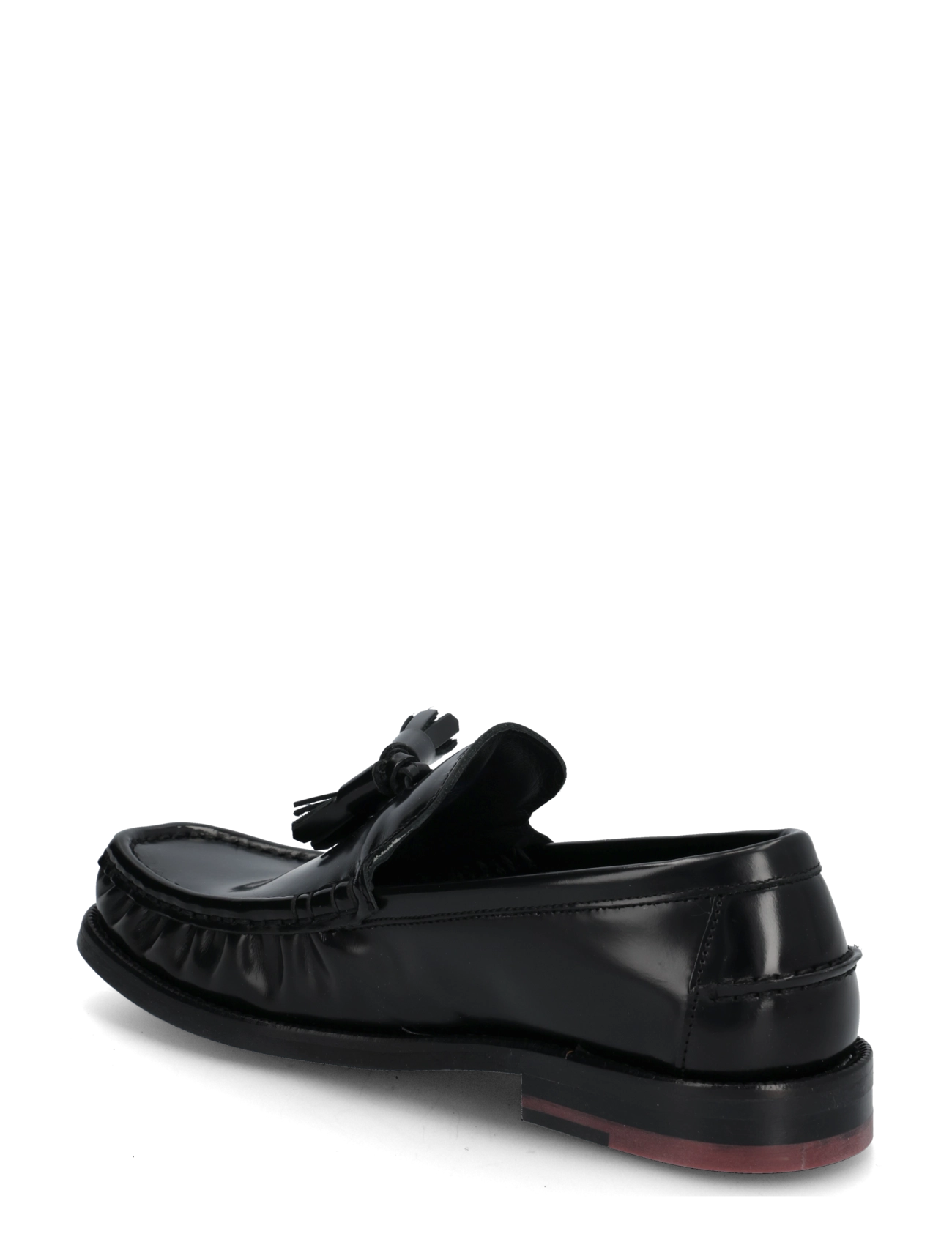 Tommy Hilfiger - SQUARE TOE TASSEL LOAFER - mode trends - black - 1