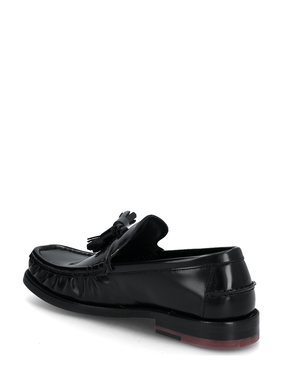 Tommy Hilfiger - SQUARE TOE TASSEL LOAFER - mode trends - black - 1