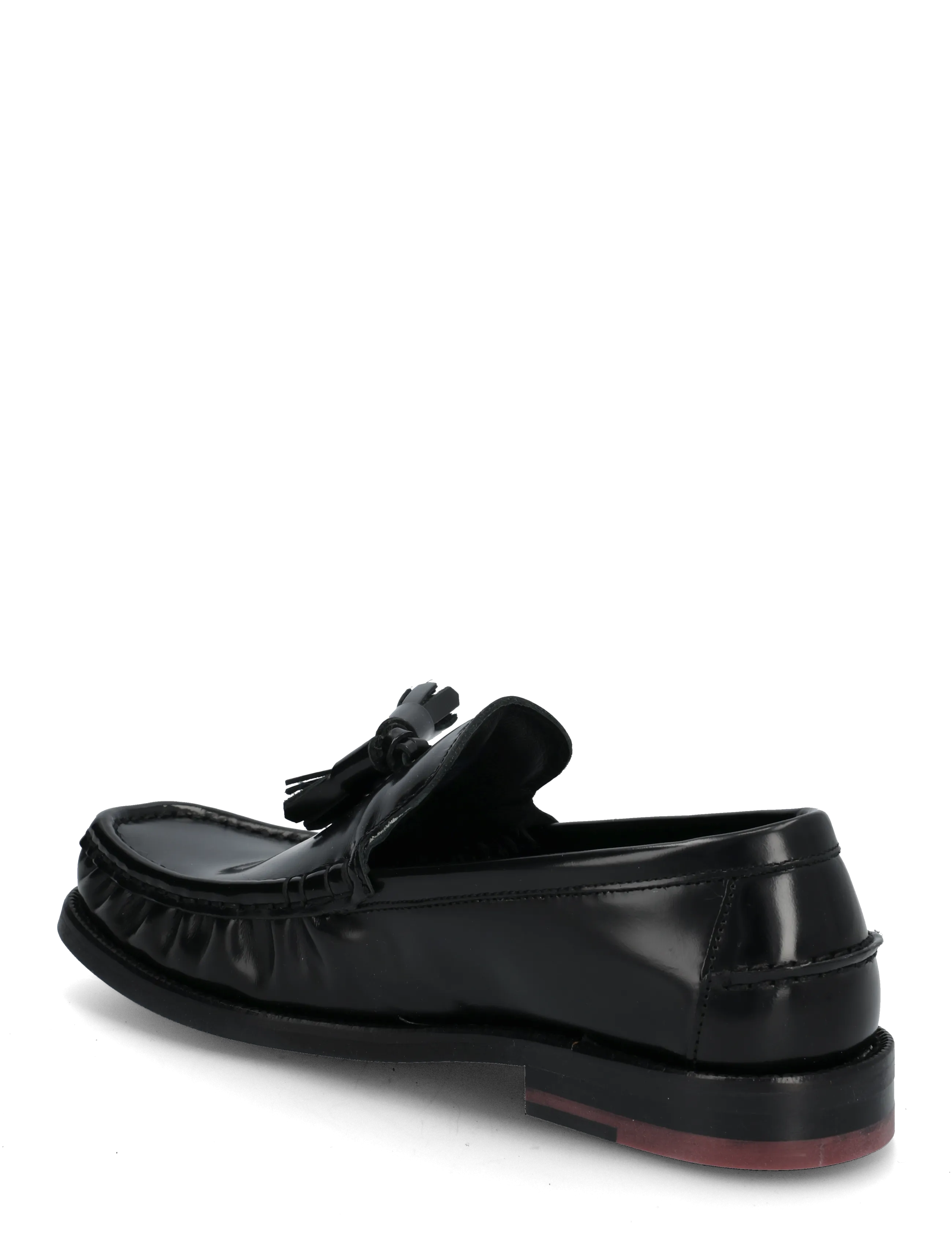 Tommy Hilfiger - SQUARE TOE TASSEL LOAFER - modetrender - black - 1