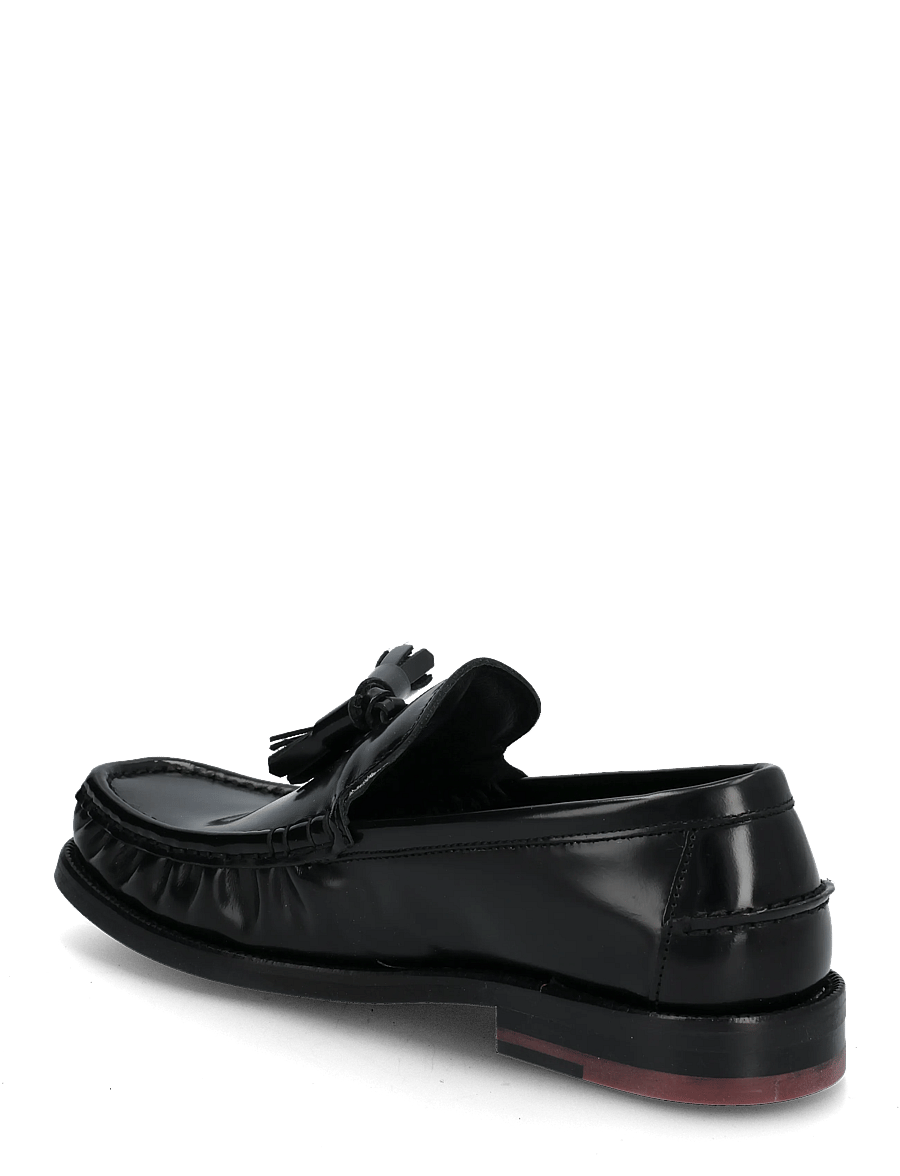 Tommy Hilfiger - SQUARE TOE TASSEL LOAFER - modetrender - black - 1