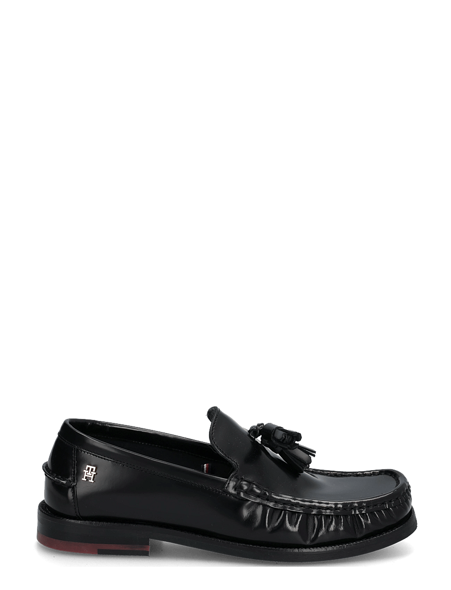 Tommy Hilfiger - SQUARE TOE TASSEL LOAFER - mode trends - black - 2