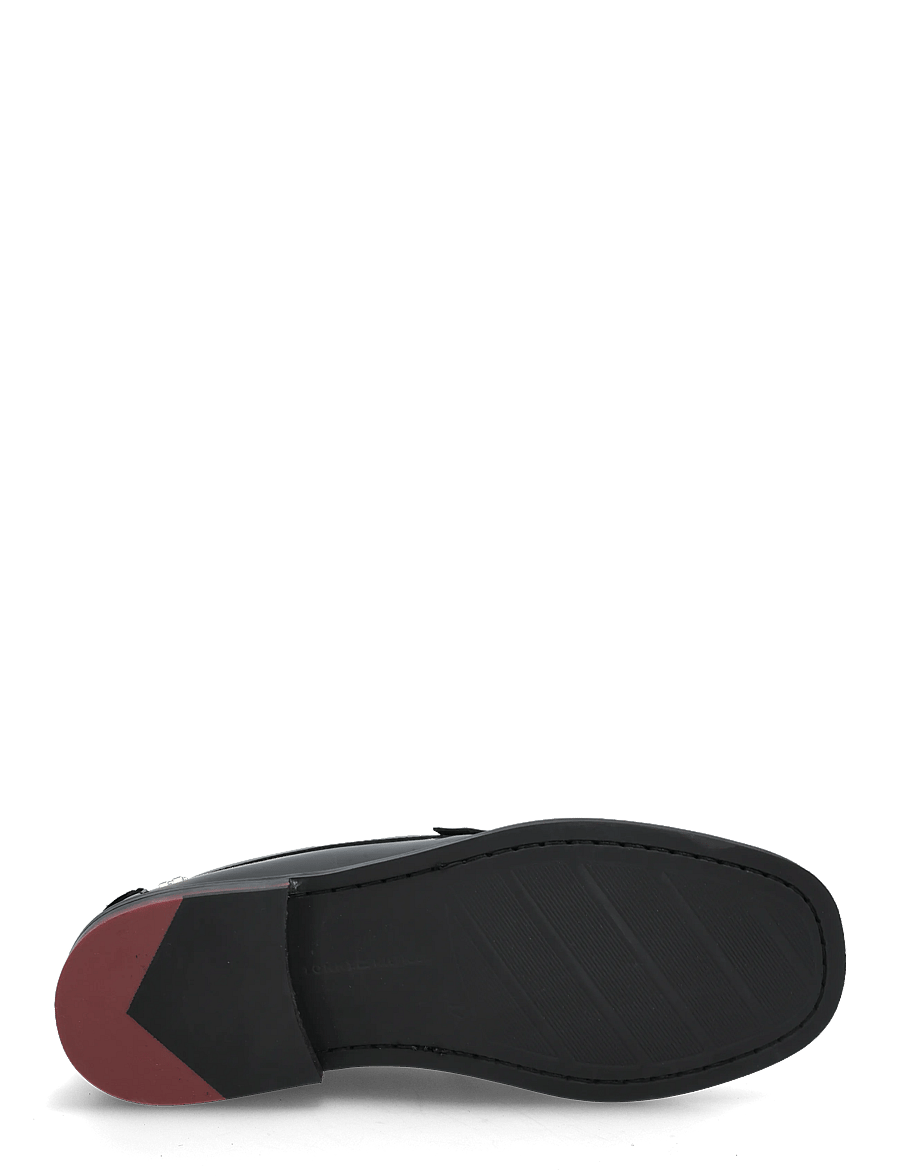 Tommy Hilfiger - SQUARE TOE TASSEL LOAFER - modetrender - black - 4