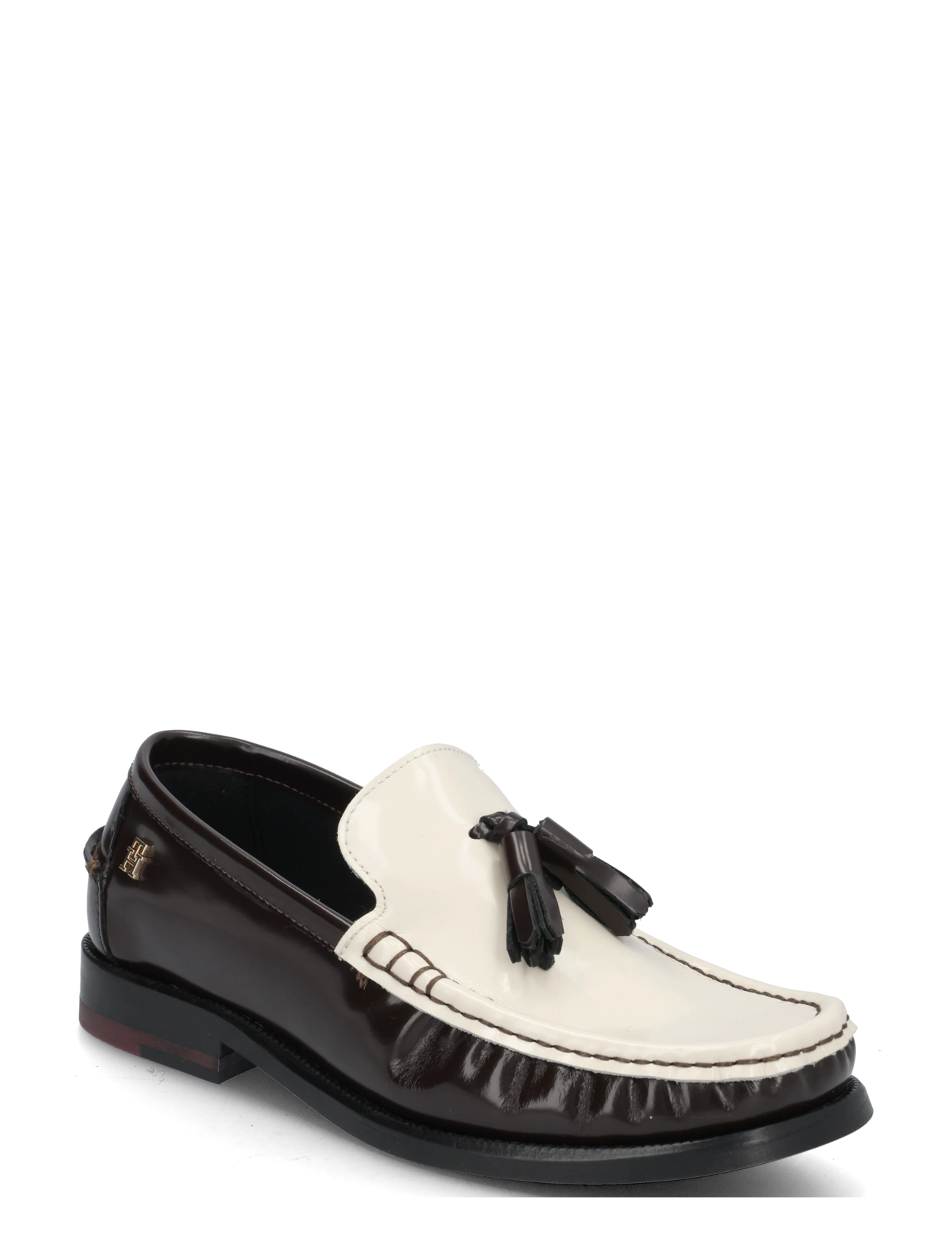 Tommy Hilfiger SQUARE TOE TASSEL LOAFER - Loafers - COCOA / brown