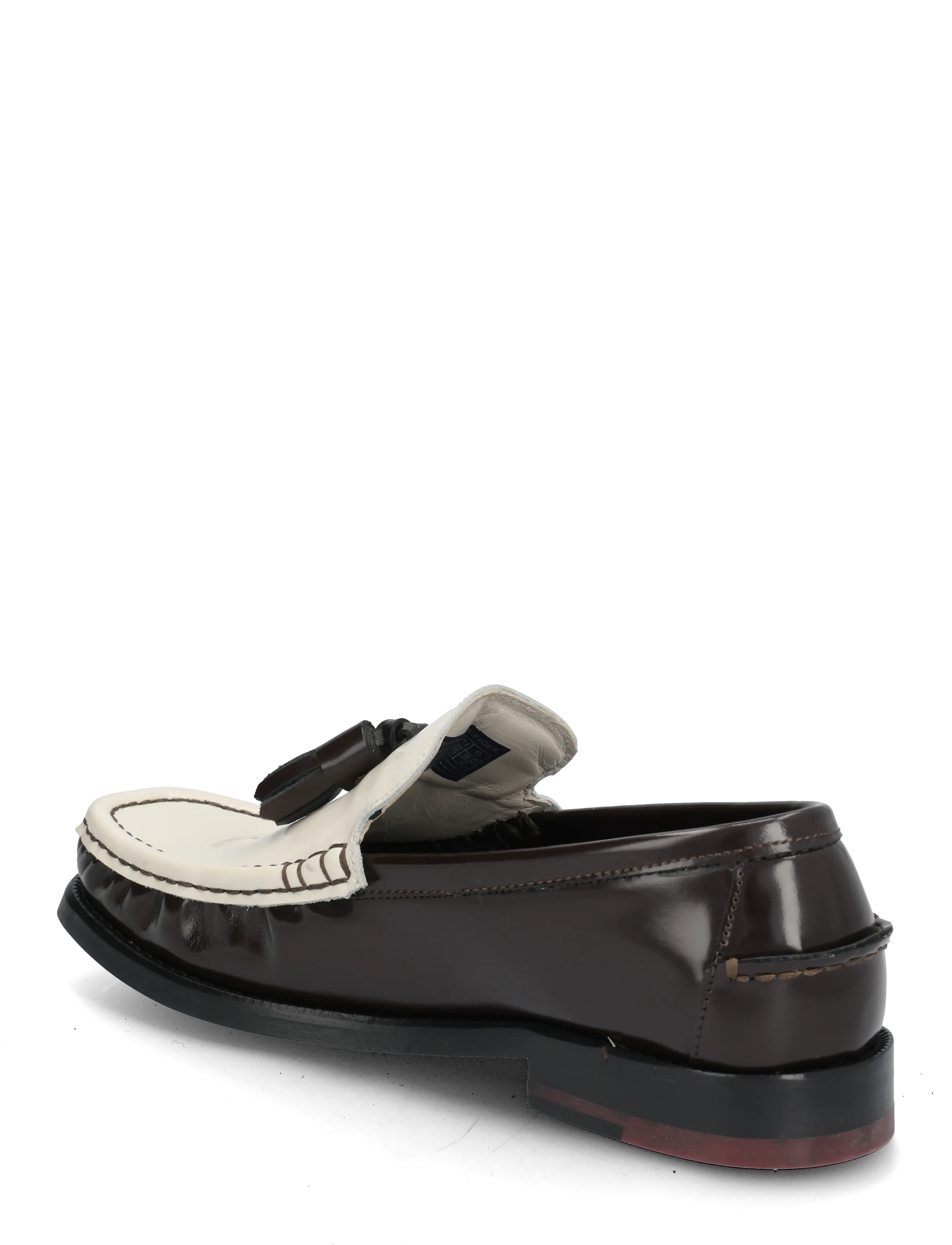 Tommy Hilfiger - SQUARE TOE TASSEL LOAFER - modetrender - cocoa - 1