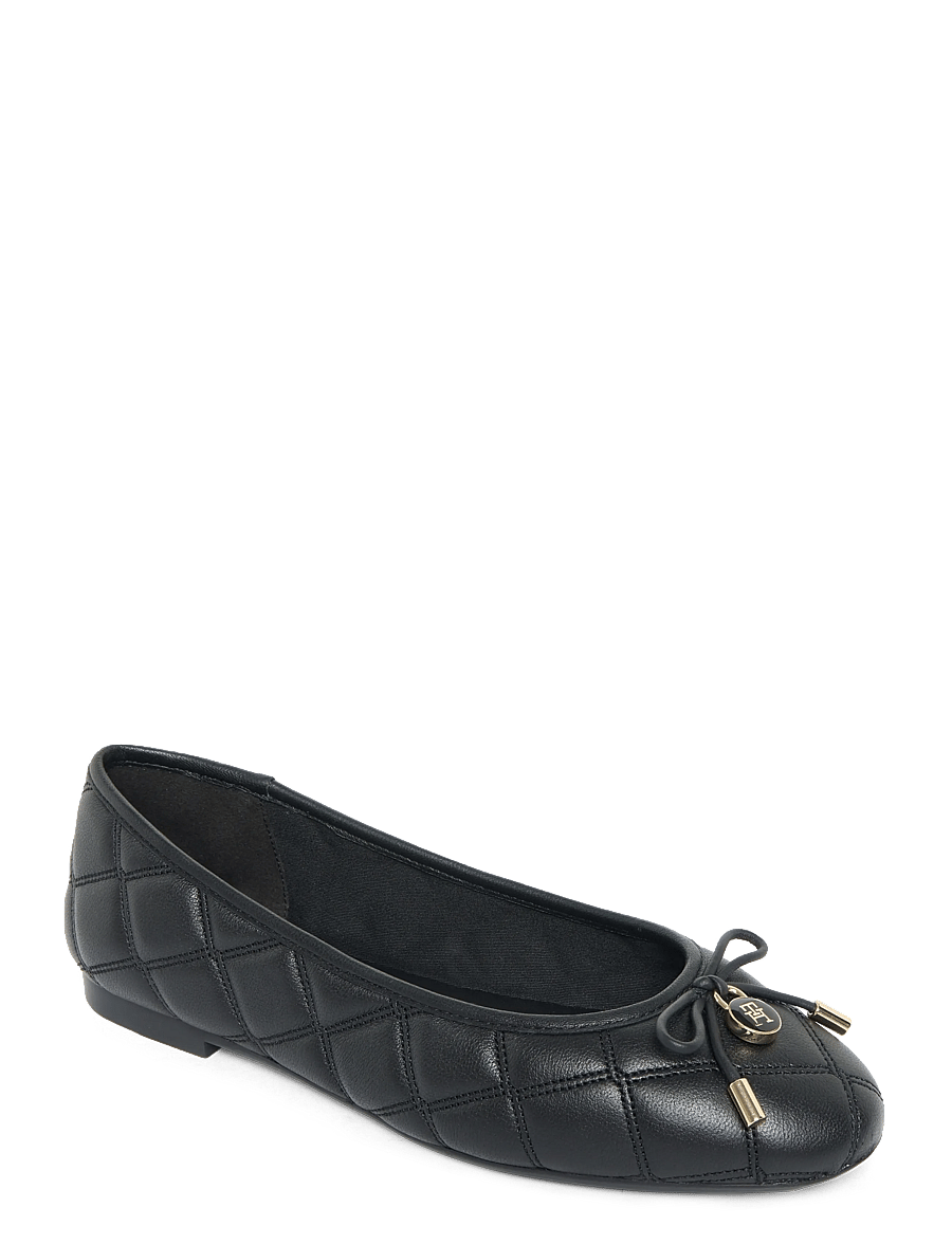 Tommy Hilfiger - TH CHARM QUILTED BALLERINA - besondere anlässe - black - 0