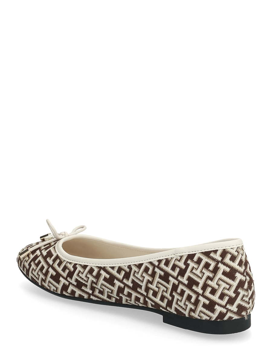 Tommy Hilfiger - TH CHARM JACQUARD BALLERINA - ypatingos progos - rich walnut - 1