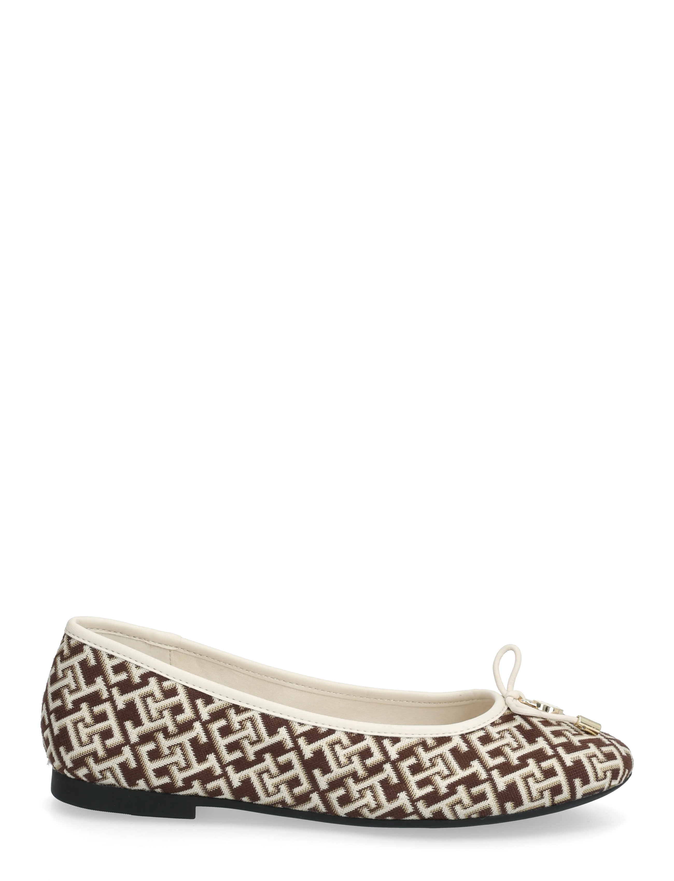 Tommy Hilfiger - TH CHARM JACQUARD BALLERINA - ypatingos progos - rich walnut - 2