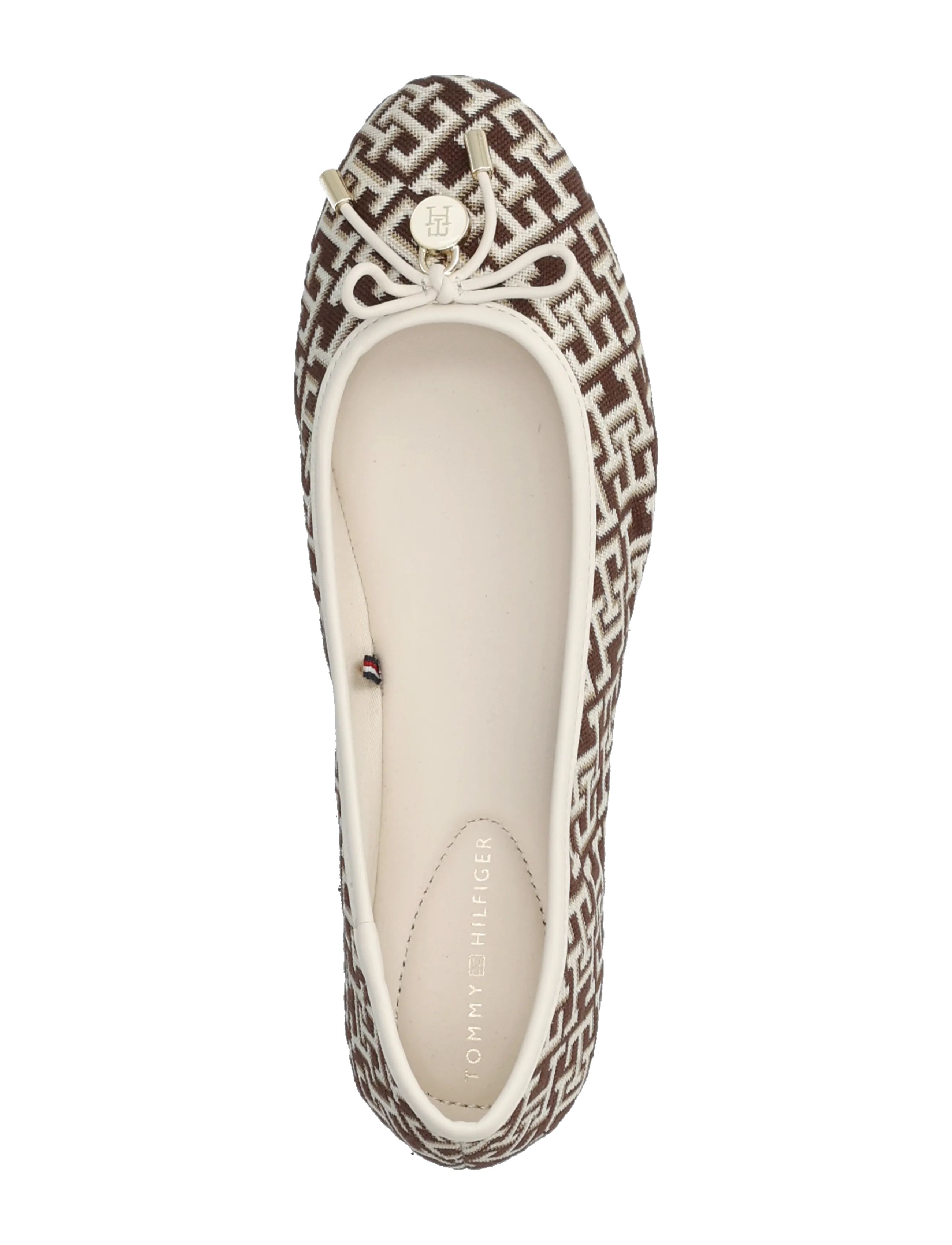 Tommy Hilfiger - TH CHARM JACQUARD BALLERINA - ypatingos progos - rich walnut - 3