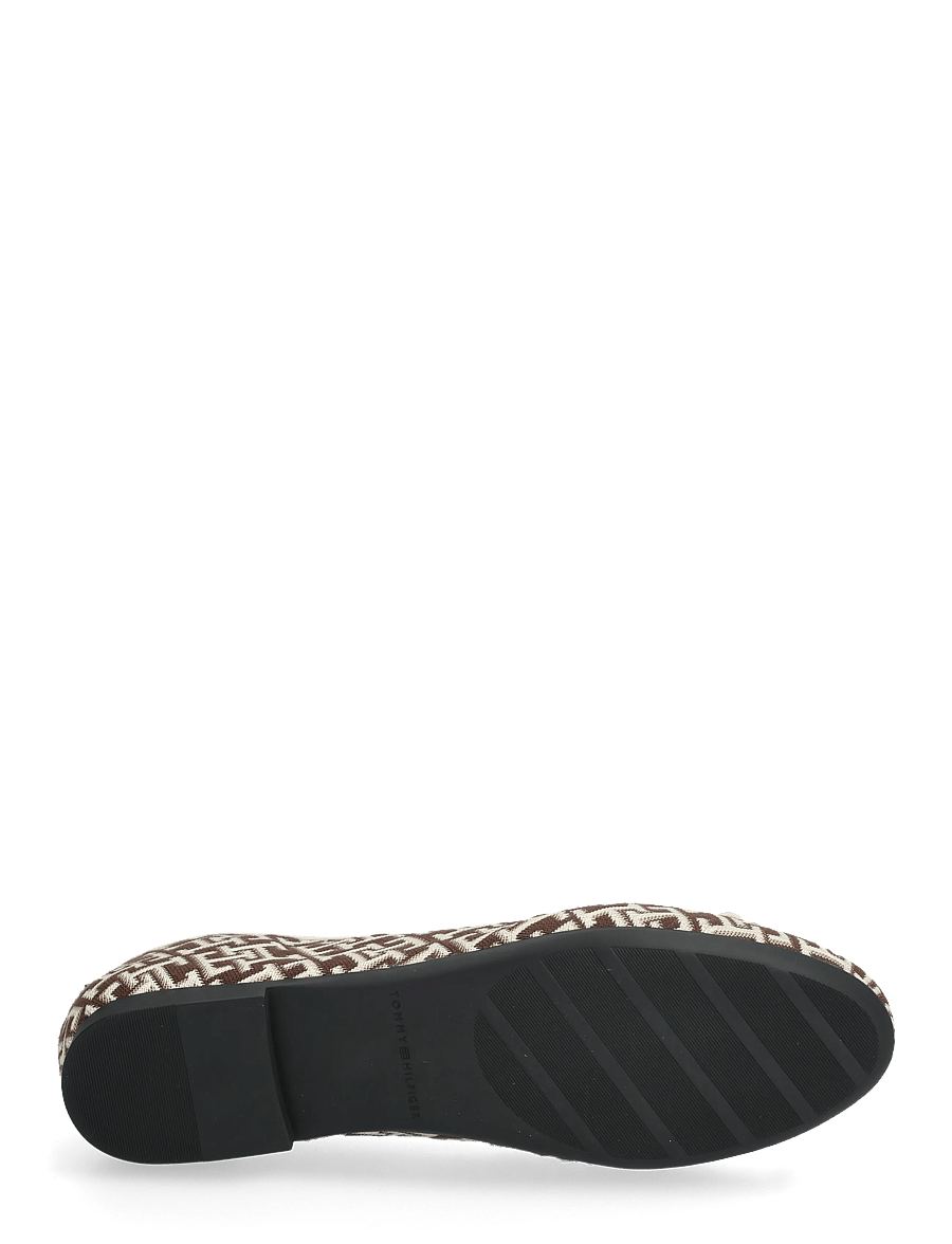Tommy Hilfiger - TH CHARM JACQUARD BALLERINA - ypatingos progos - rich walnut - 4