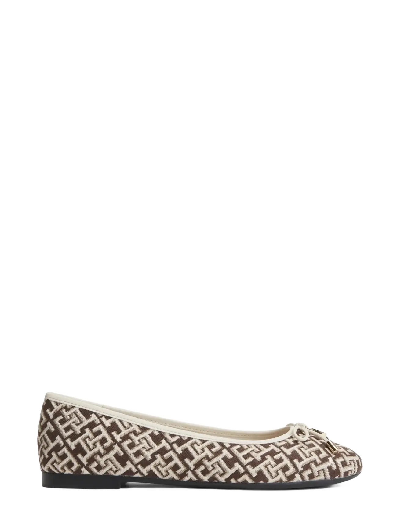 Tommy Hilfiger - TH CHARM JACQUARD BALLERINA - ypatingos progos - rich walnut - 5