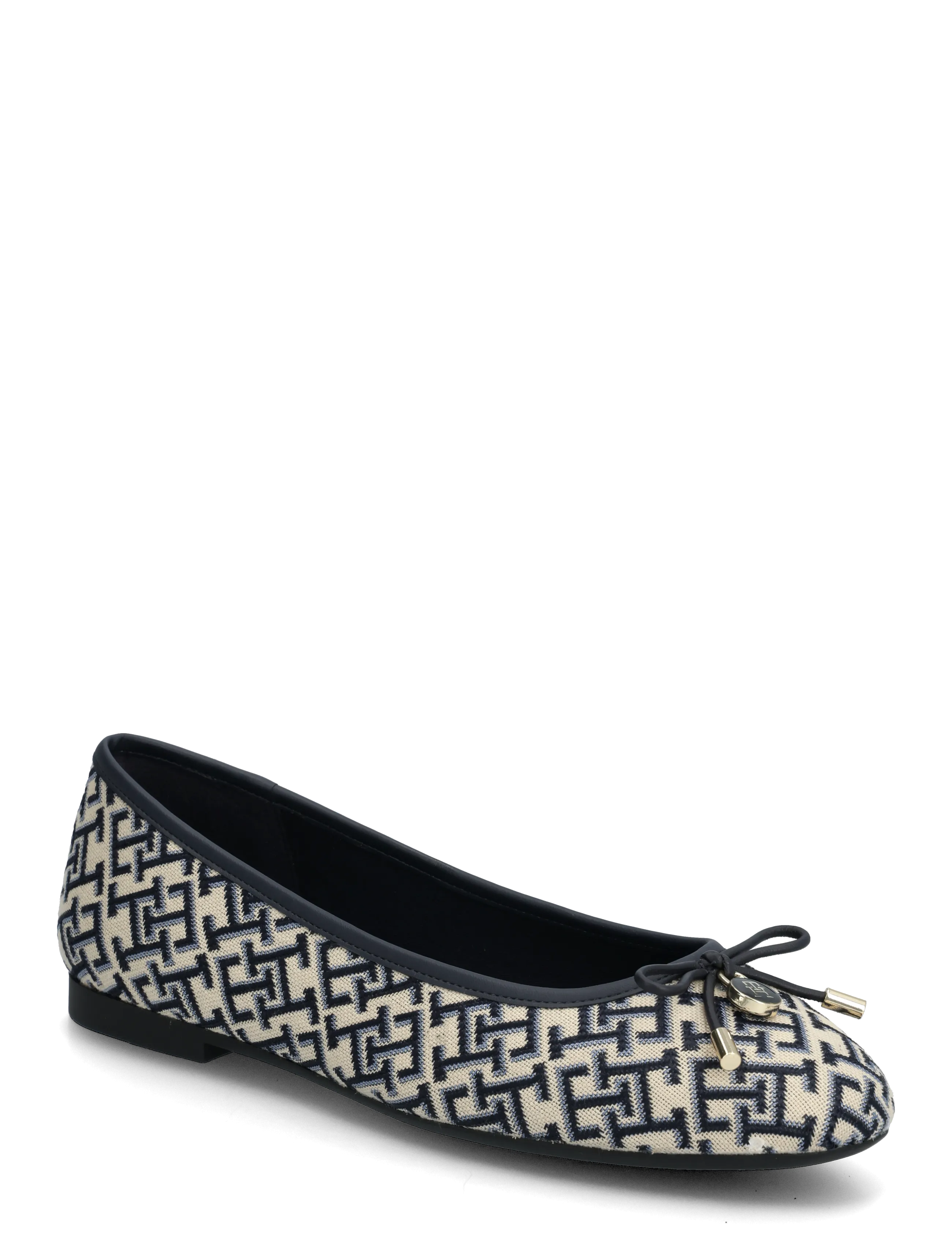 Tommy Hilfiger Th Charm Jacquard Ballerina, 36, Navy, Sko > Ballerinaer, Dame